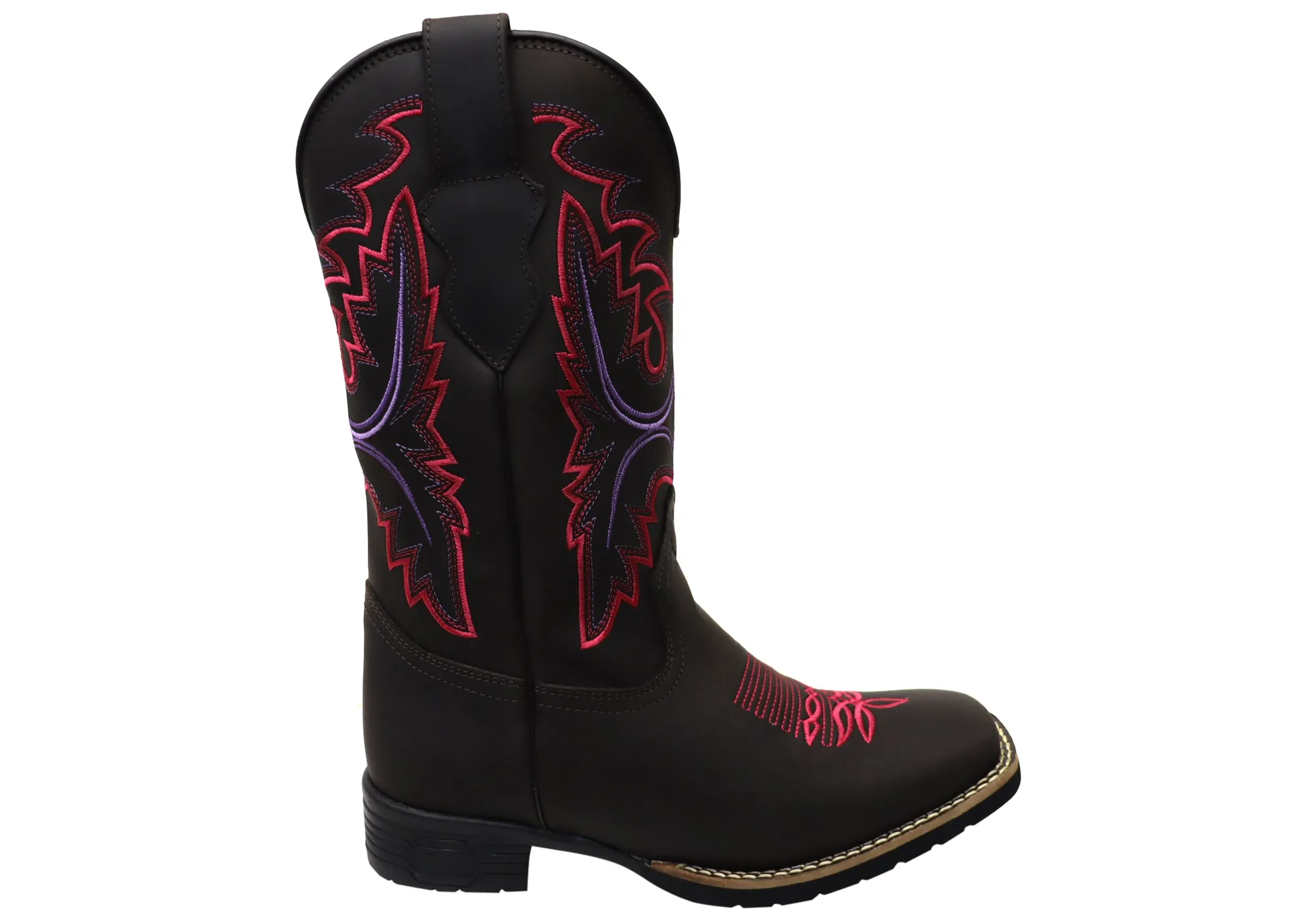 Minimalist Style D Milton Charlotte Womens Comfortable Leather Western Cowboy Boots
