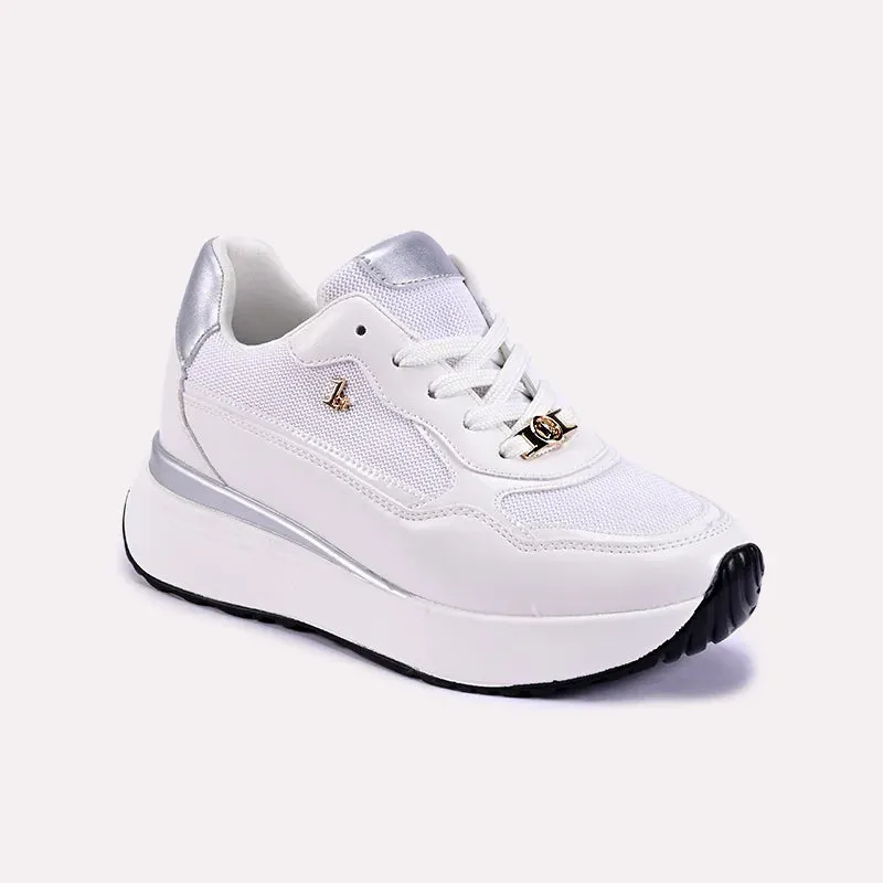Della White Women Sneakers 0440692 Durable flexibility Iconic Style