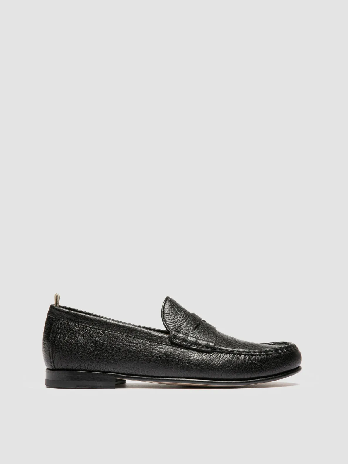 Fog Hike Slip-On Comfort BALFRON 002 - Black Leather Penny Loafer
