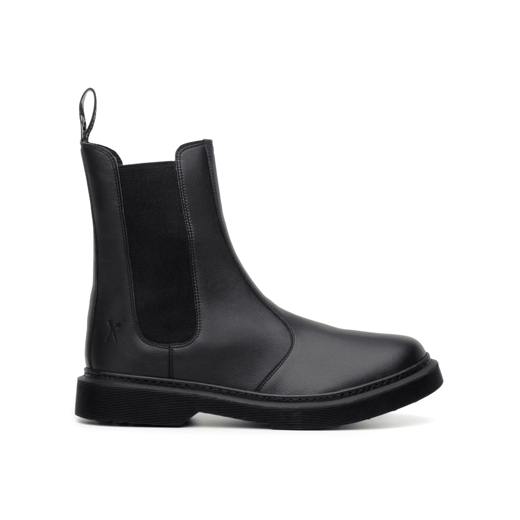 Pastel Glow Travel 'Nova Brick Lane' Vegan Chelsea Boot by King55 - Black