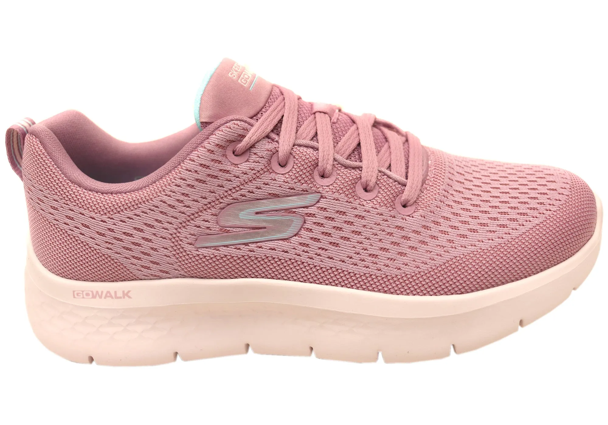 Comfort Curve Cushioned Base Health Focused Skechers Womens GOwalk Flex Kali Comfort Lace Up Shoes