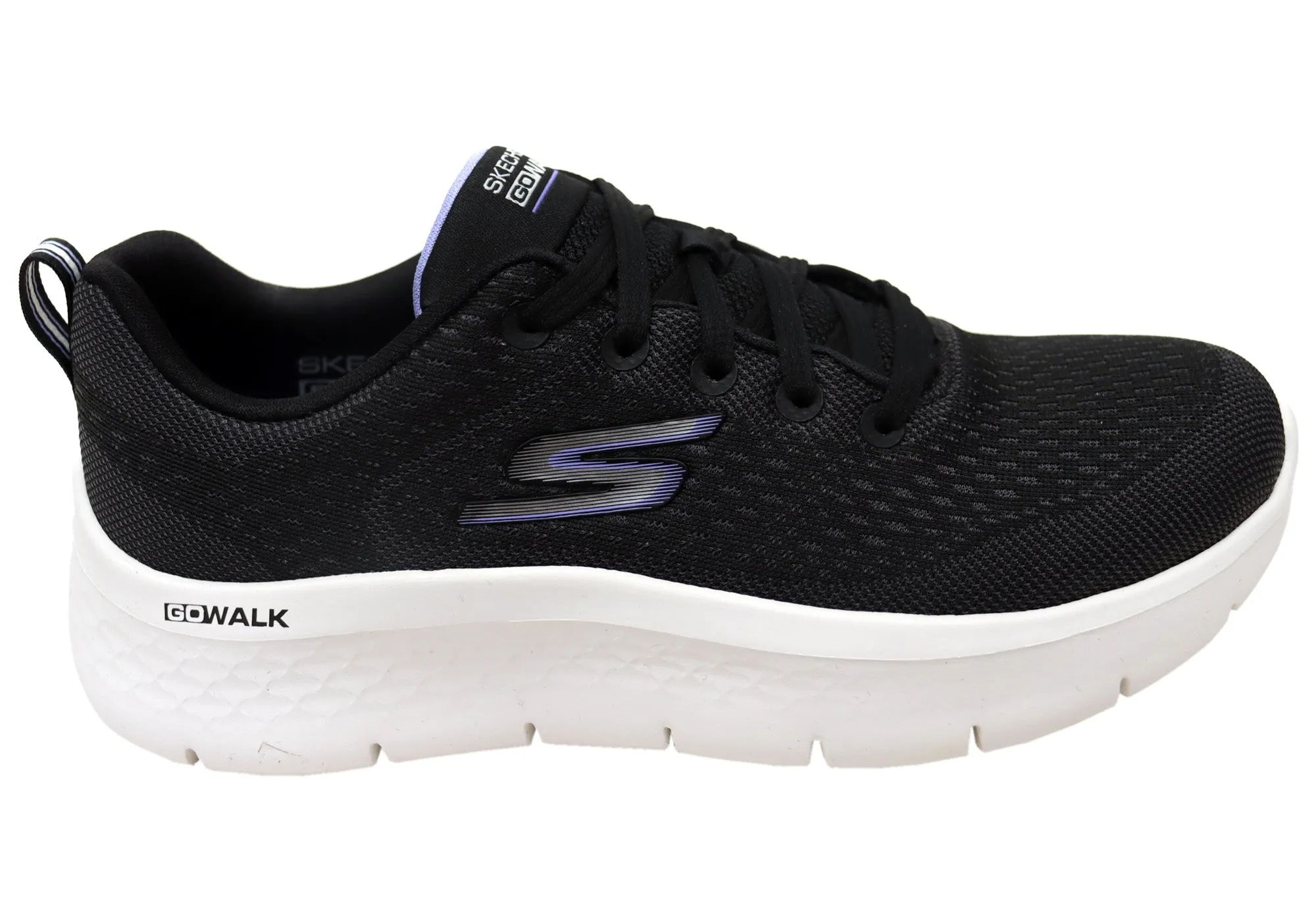 Skechers Womens GOwalk Flex Kali Comfort Lace Up Shoes Padded Comfort Cold Weather