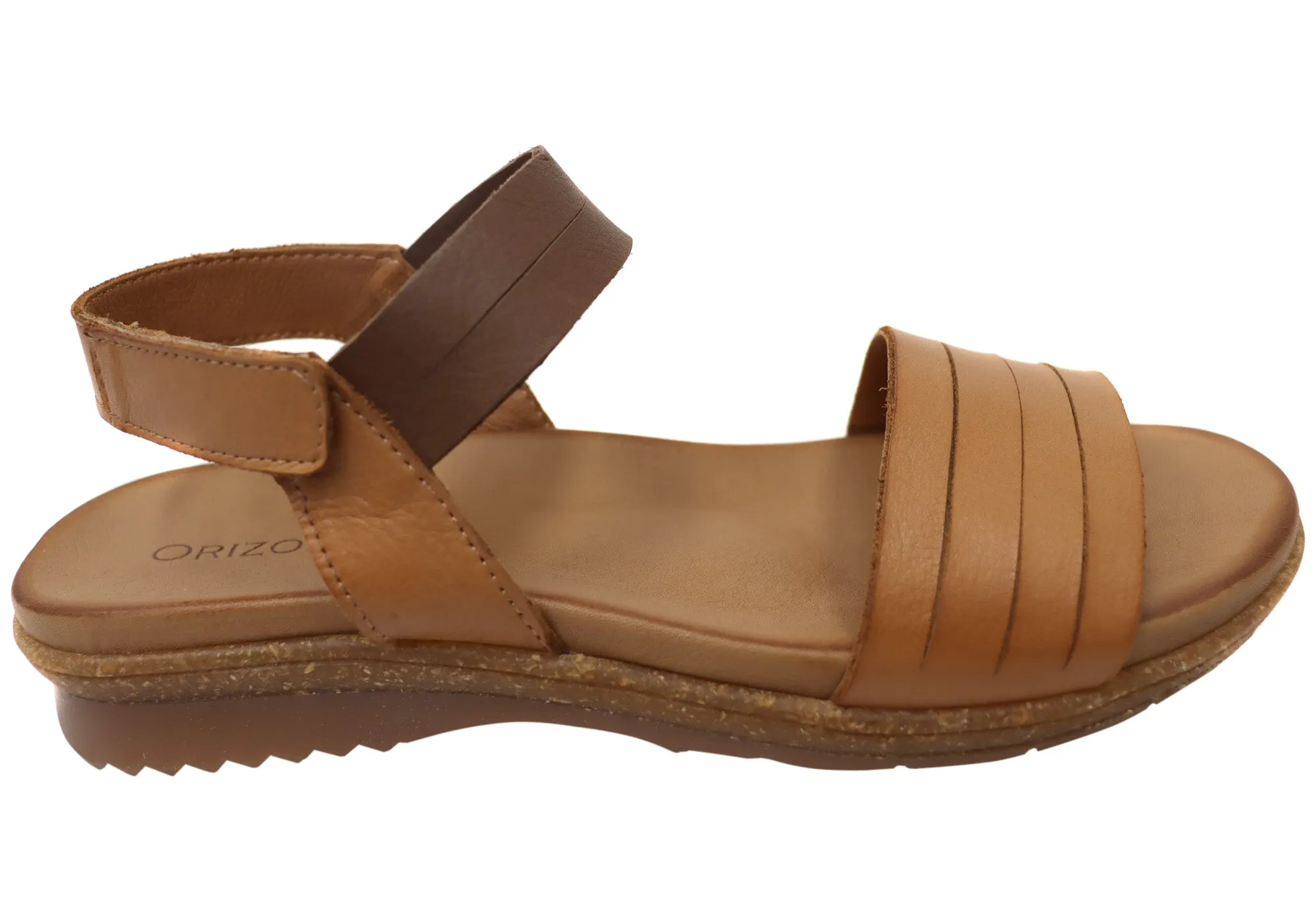 Orizonte Toukley Womens Comfortable European Leather Sandals Easy on off