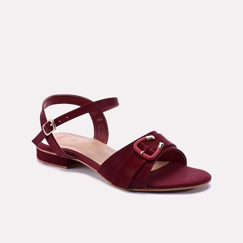 Maroon Casual Sandals 0421354 Summer essentials