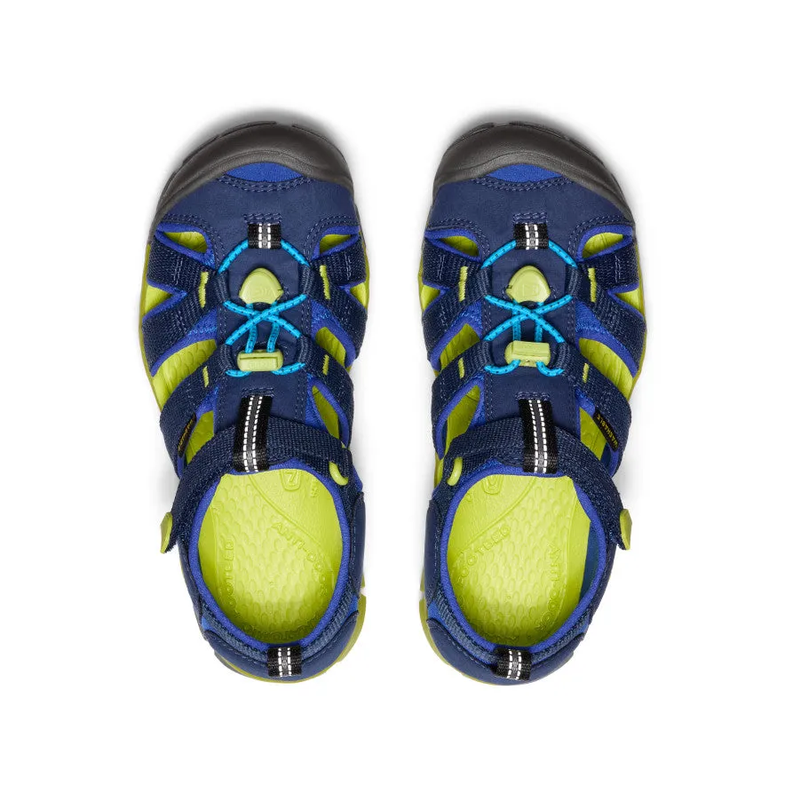 Big Kids' Seacamp II CNX  |  Naval Academy/Chartreuse Simple Step