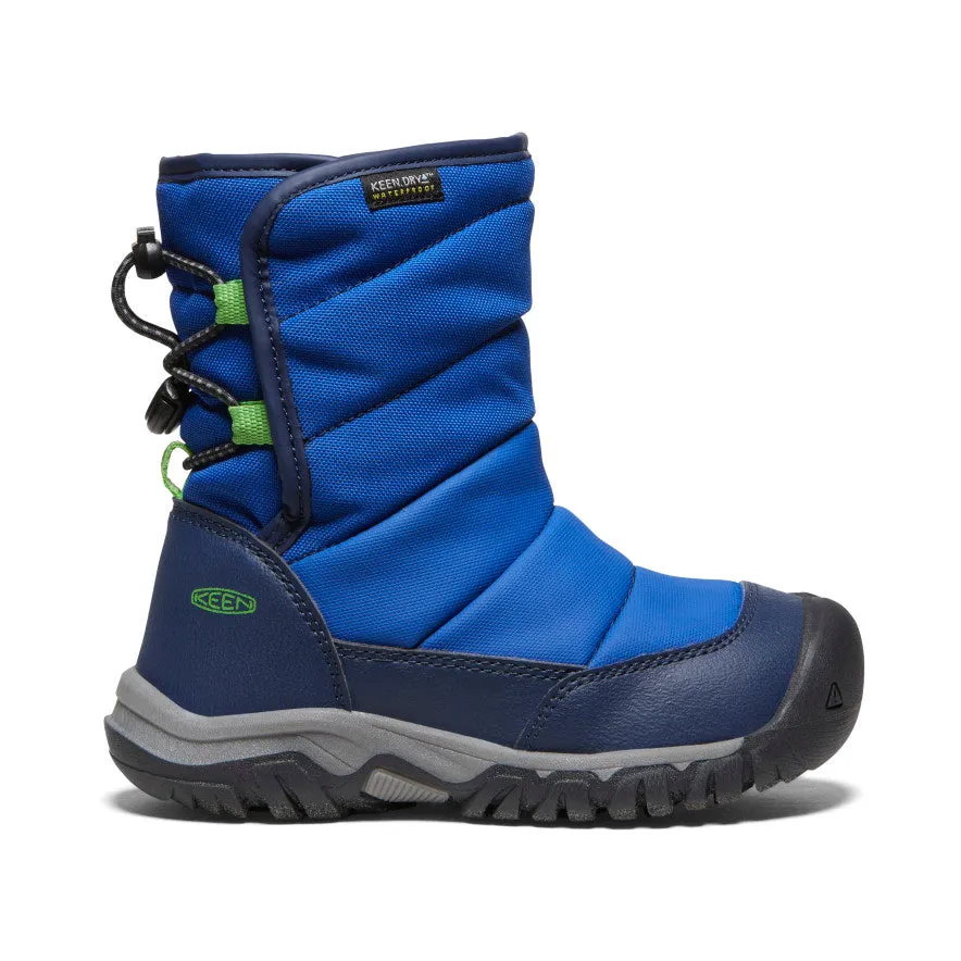Party time Seamless Comfort Comfort Seeker Little Kids' Puffrider Waterproof Winter Boot  |  Naval Academy/Surf