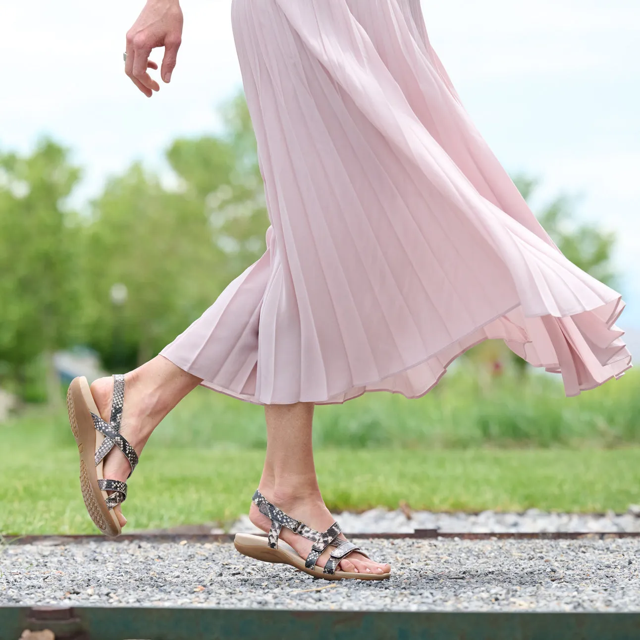 Oasis Slingback Supportive Gladiator Style