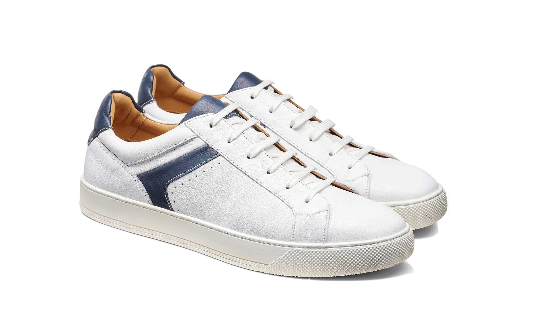 Skylar - White Navy Adaptive Traction Stylish grip