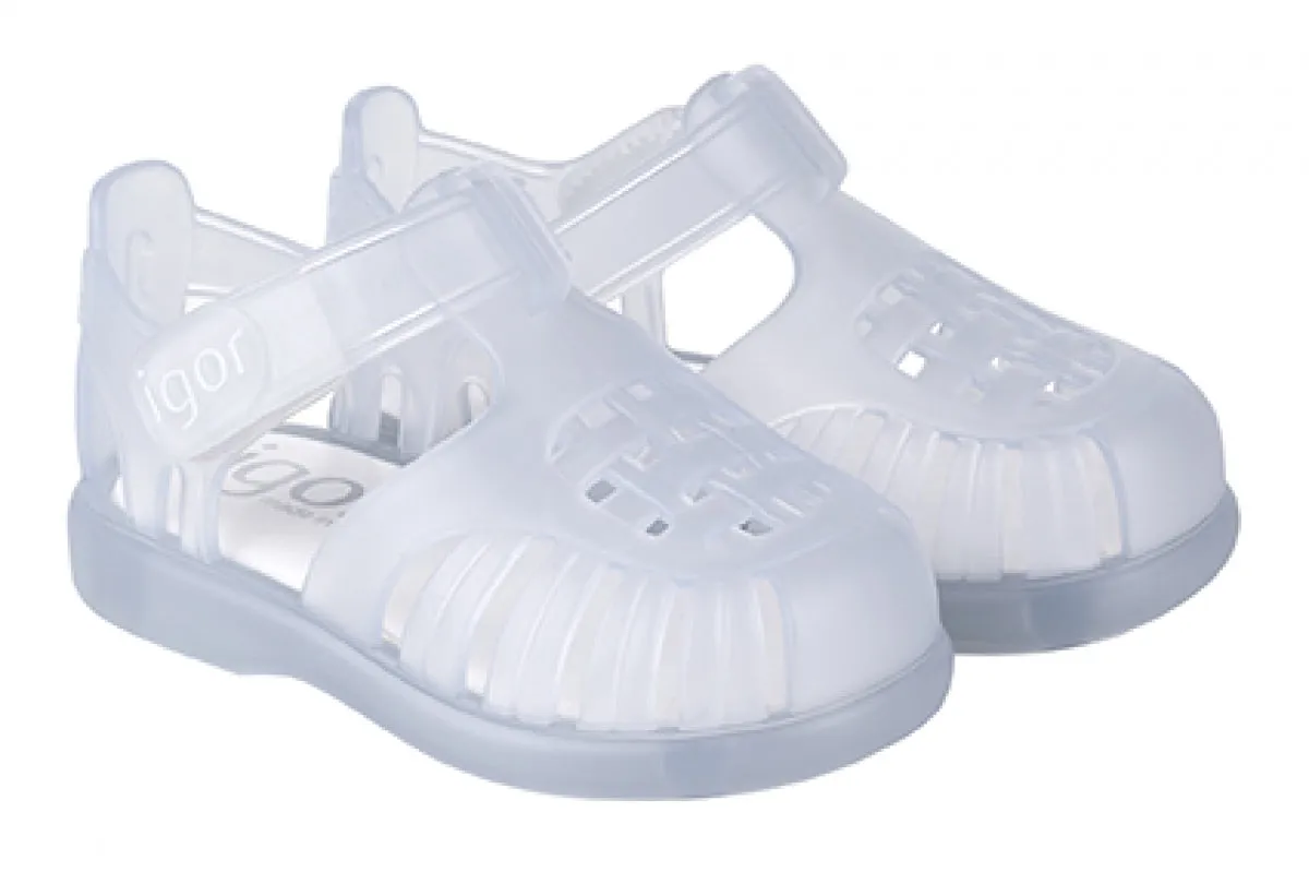 Igor S10233 Boy's and Girl's Tobby Sandal - Blanco All weather