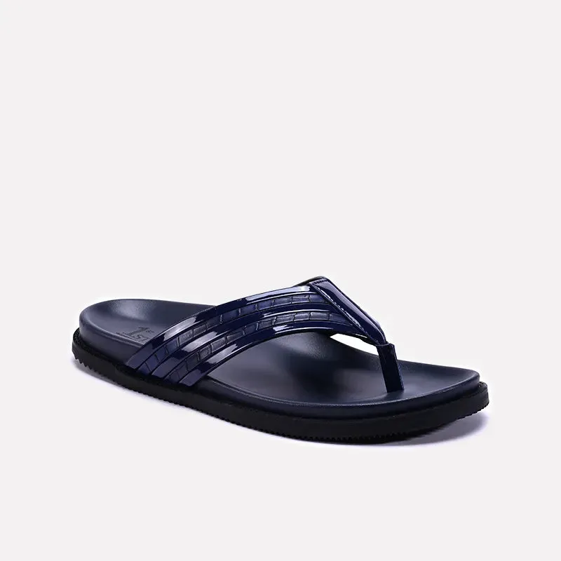 Blue Casual Slipper 0151080 Simple Step Sandal