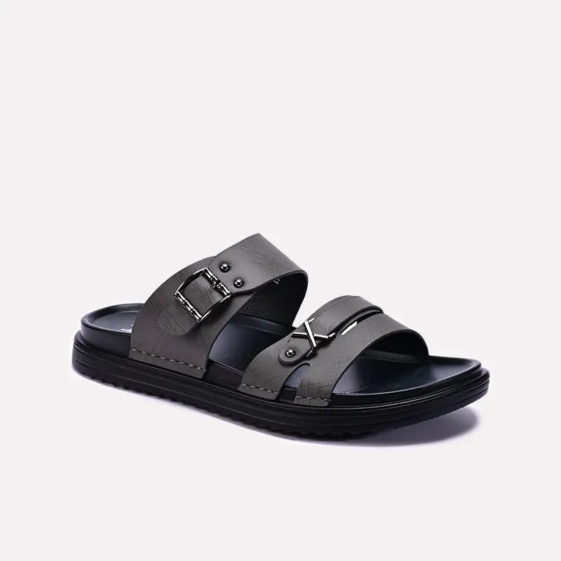 Gray Comfy Casual Slippers 0150914 Everyday Comfort
