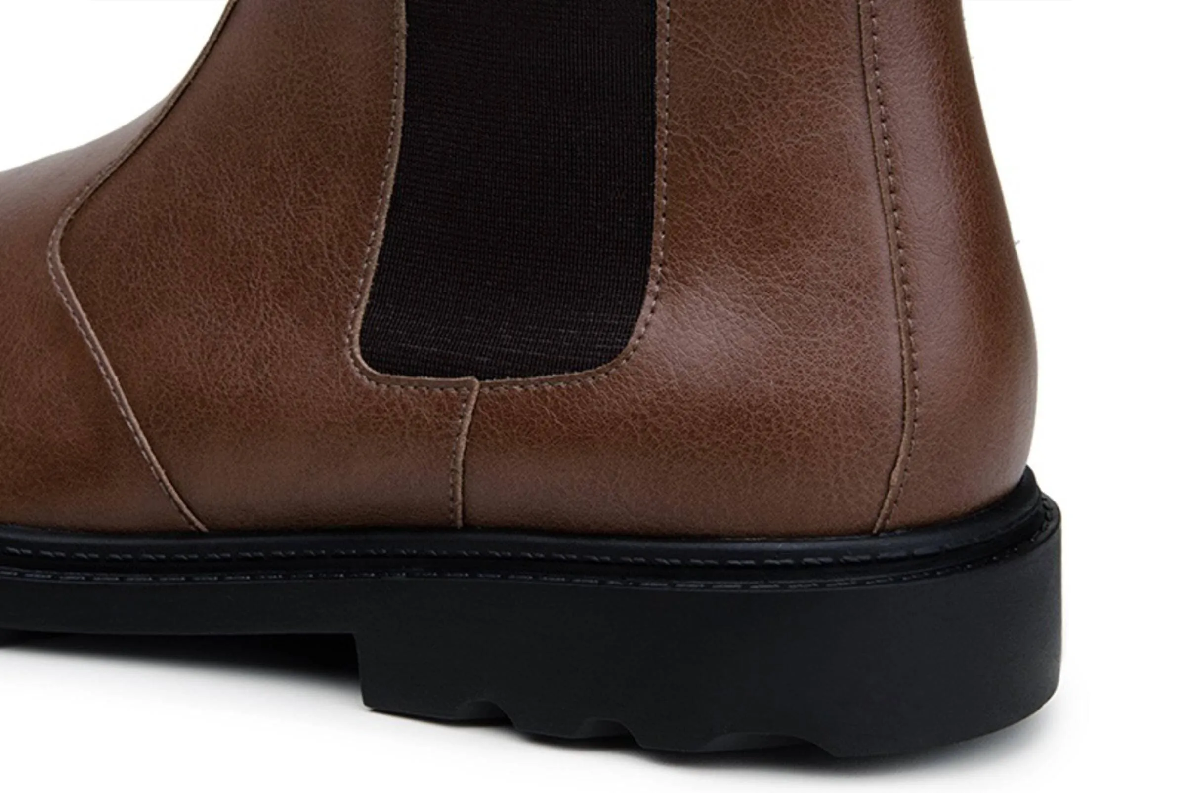 'Work Chelsea' Unisex Chelsea vegan boots by Ahimsa - cognac Rugged Built All Day Worker