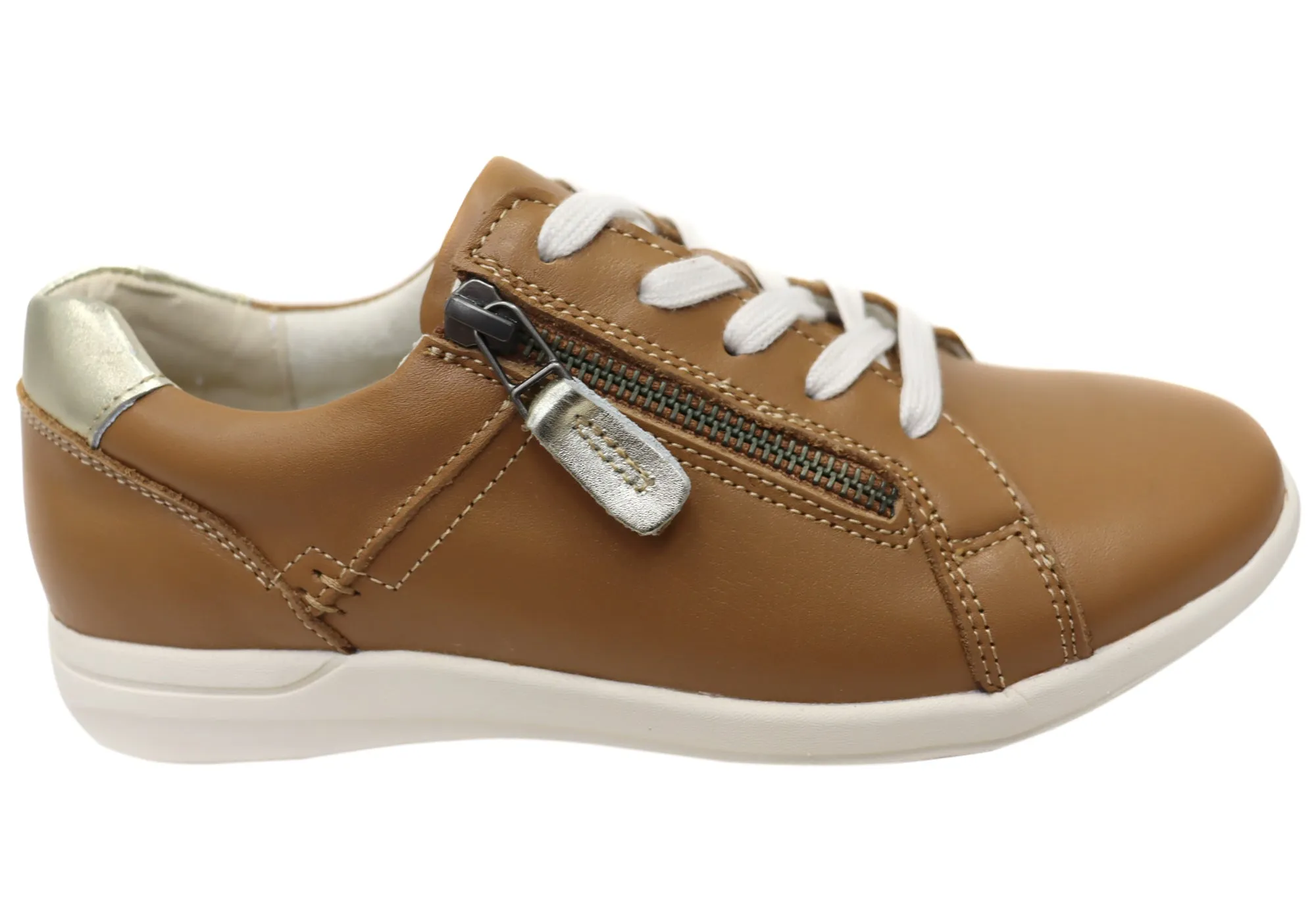 Scholl Orthaheel Womens Leather Comfortable North Sneakers Shoes Match Fit Ultra Light Hiking Trails