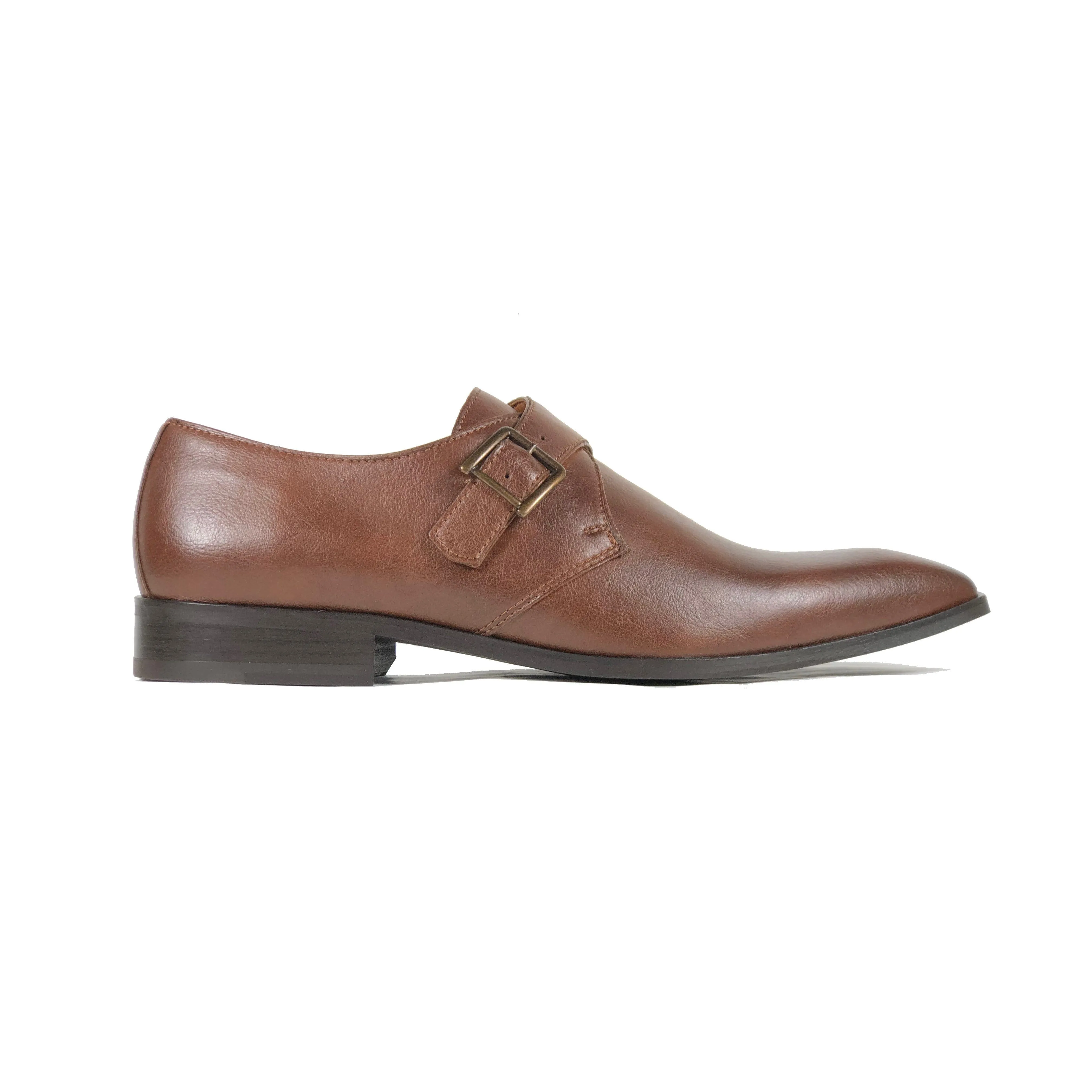 'Pierre' Vegan Monk Shoe by Zette Shoes - Chestnut Lightweight Form Road Trip