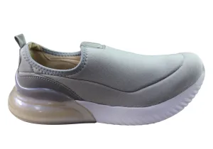 Actvitta Sharnell Womens Cushioned Slip On Active Shoes Made In Brazil Flexible Wear Sturdy Build
