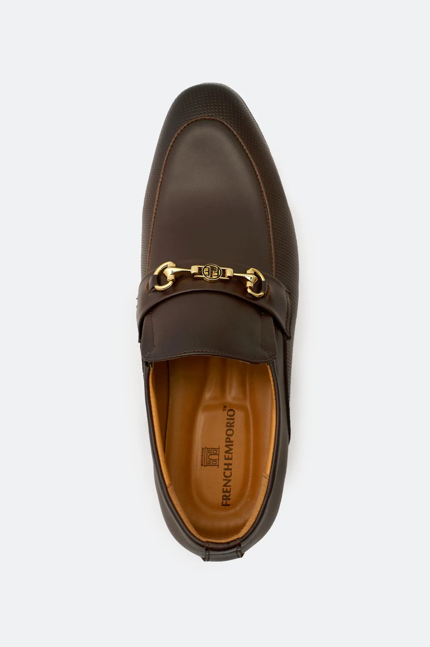 Cool Support Coffee Formal Moccassins Shoes