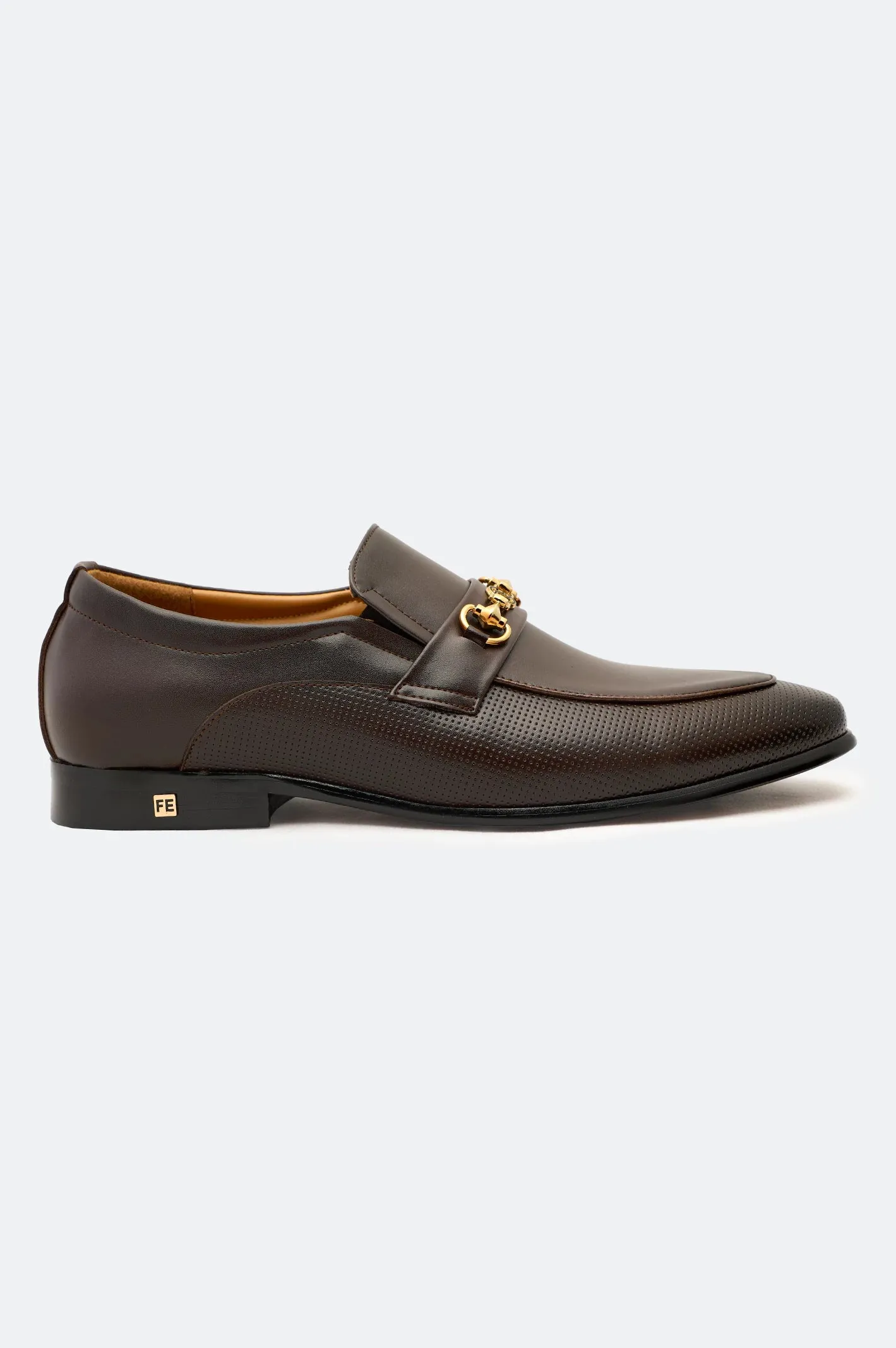 Coffee Formal Moccassins Shoes Weather Fit