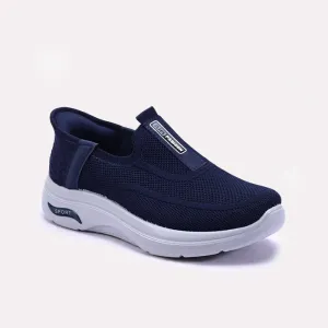 Motion Cushion Durability Tested Navy Blue Comfy Sneakers 0440851