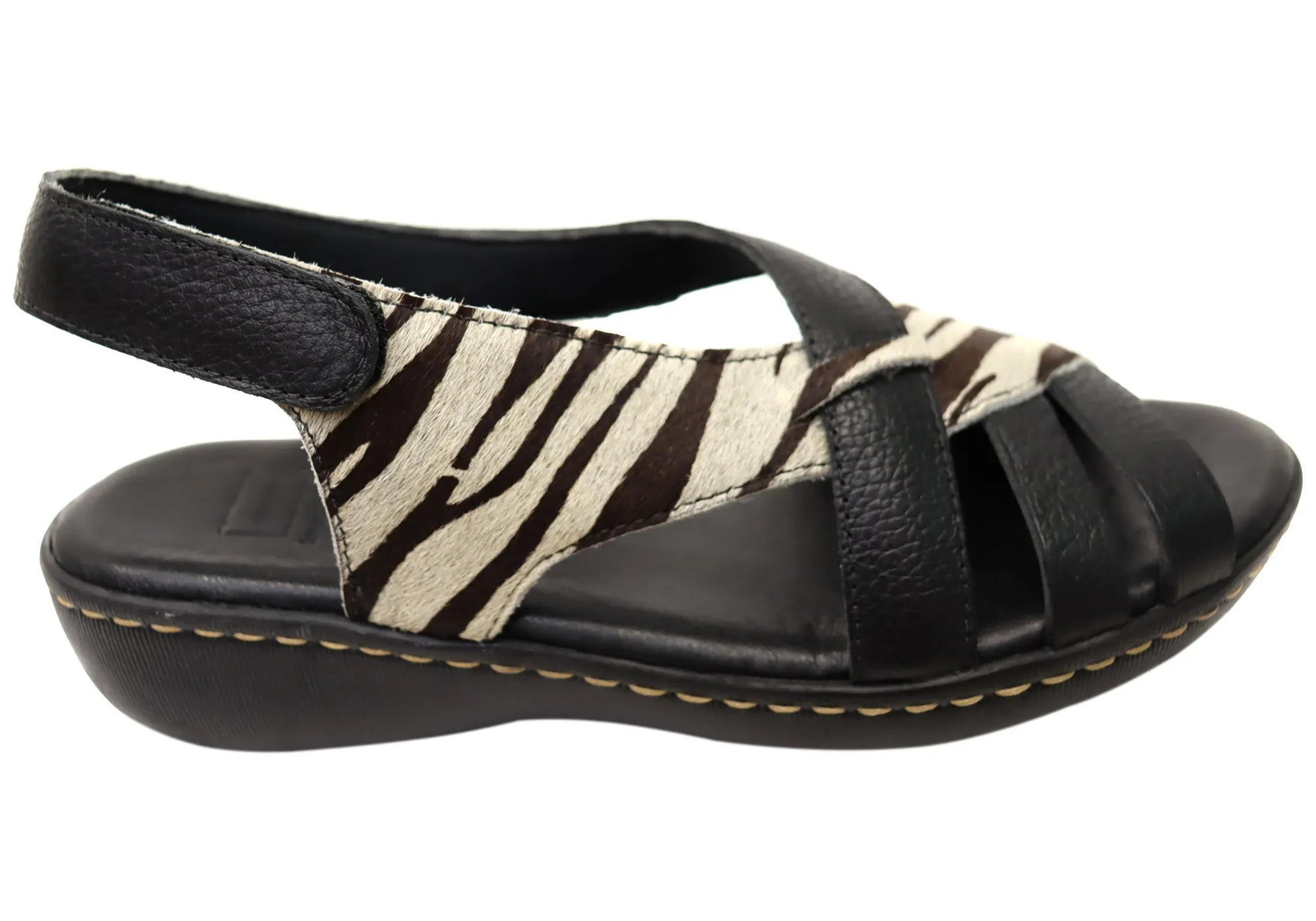 Sandal Care Via Paula Alisia Womens Brazilian Comfortable Leather Sandals