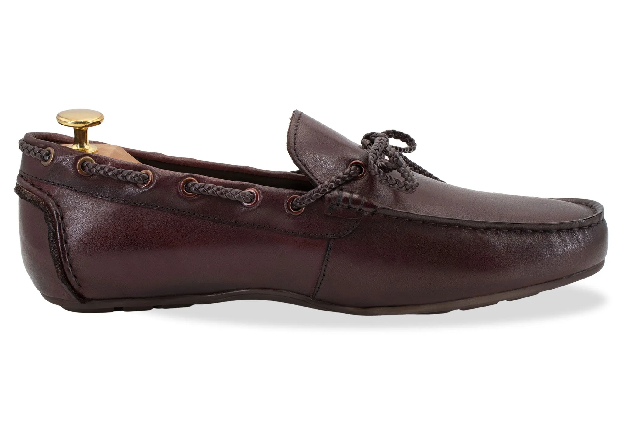 Sea Breeze Esperanza Burgundy Moccasins