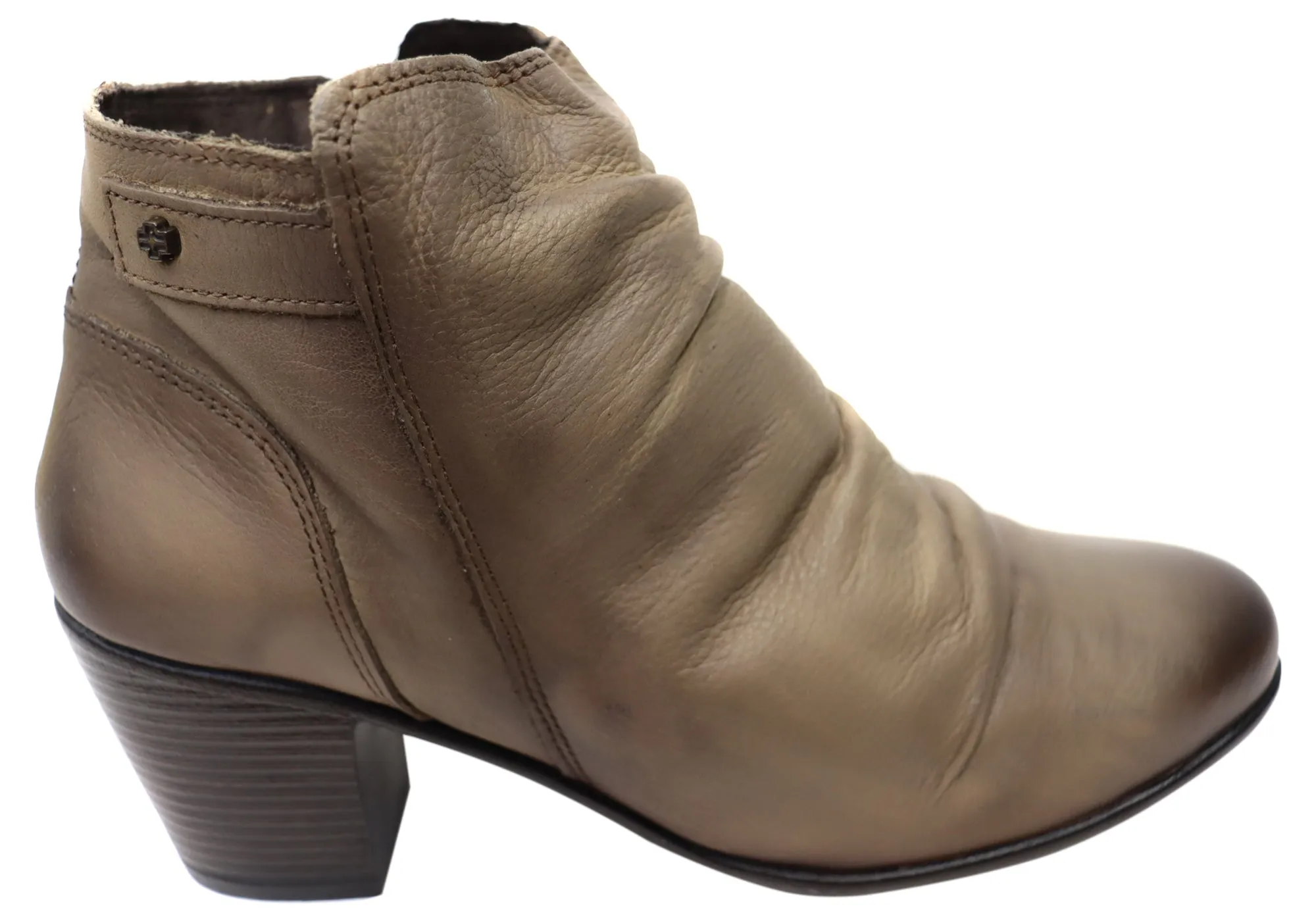 Perlatto Brooke Womens Comfortable Leather Ankle Boots Made In Brazil Trek Ready Freelancer