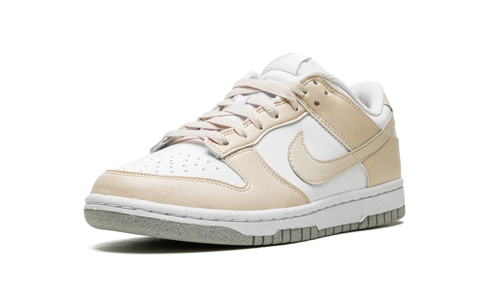 Zipper Closure Step Stability DUNK LO NEXT NATURE MNS WMNS "Light Orewood Brown"