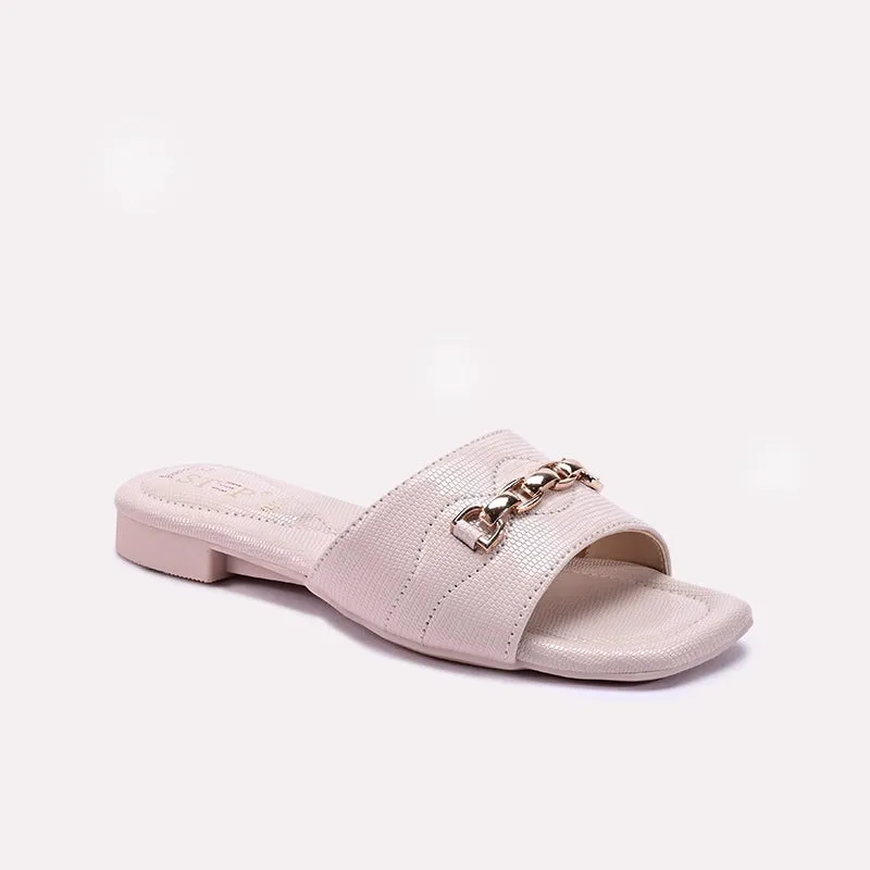 Womens Fawn Flat Casual Slippers 0413188 Sleek Finish Practical Solution