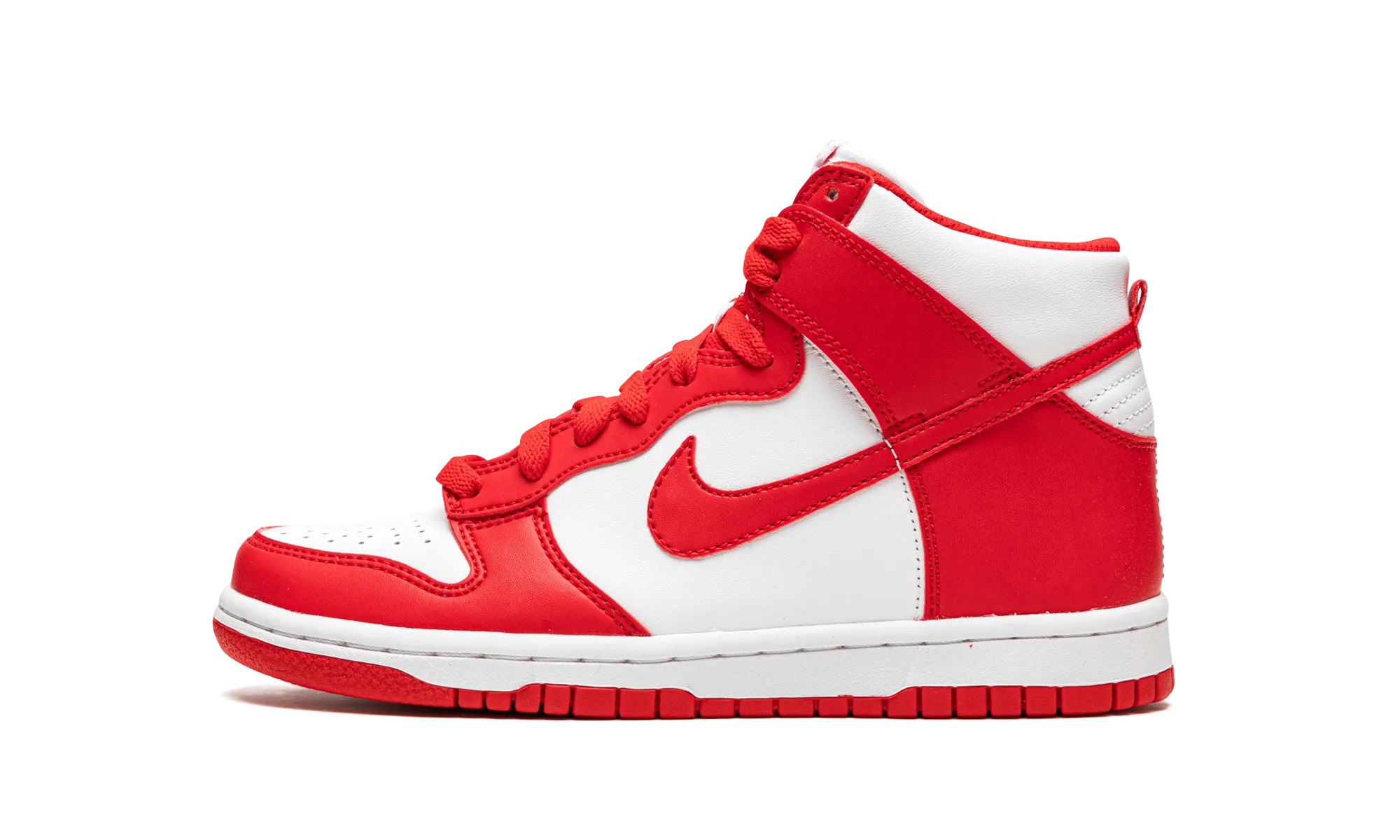 Mule Style Dunk High GS "White / University Red"