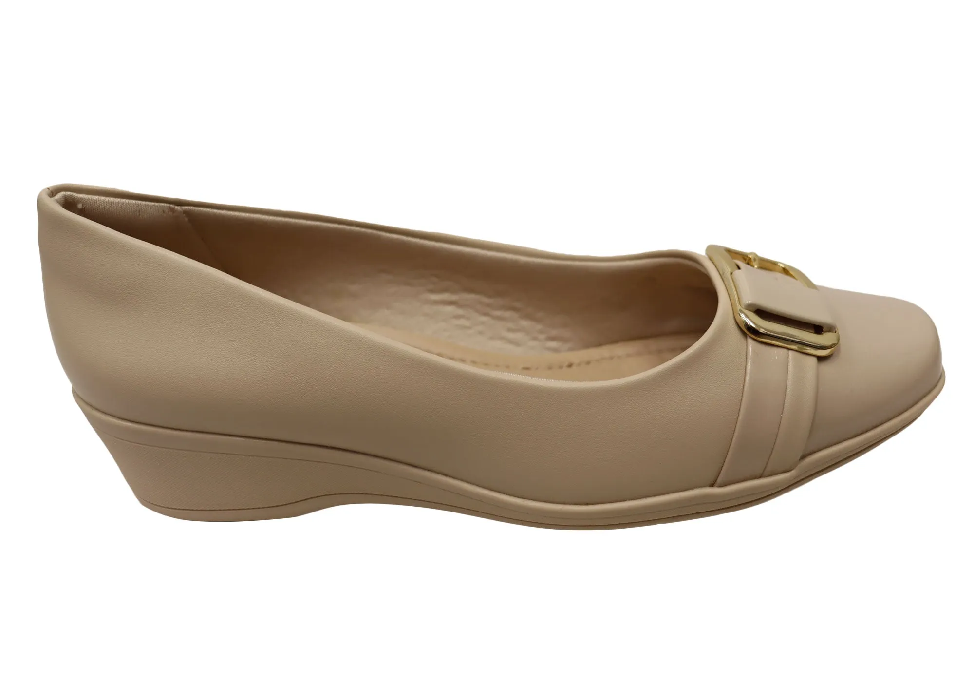 Synthetic Upper Beach Vibe ComfortFlex Evelyn Womens Comfortable Shoes Made In Brazil