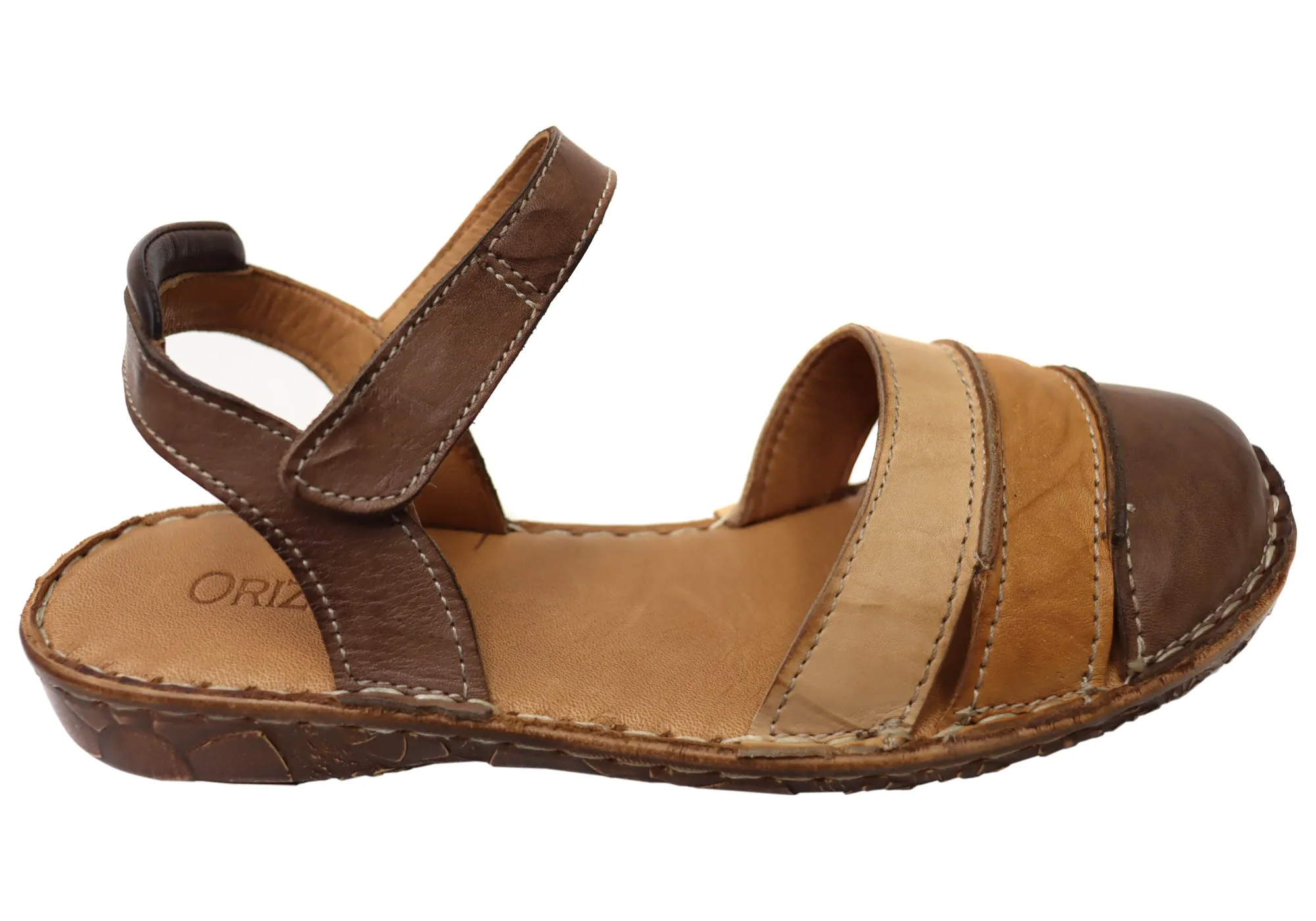 Orizonte Pettra Womens European Comfortable Leather Shoes senior care