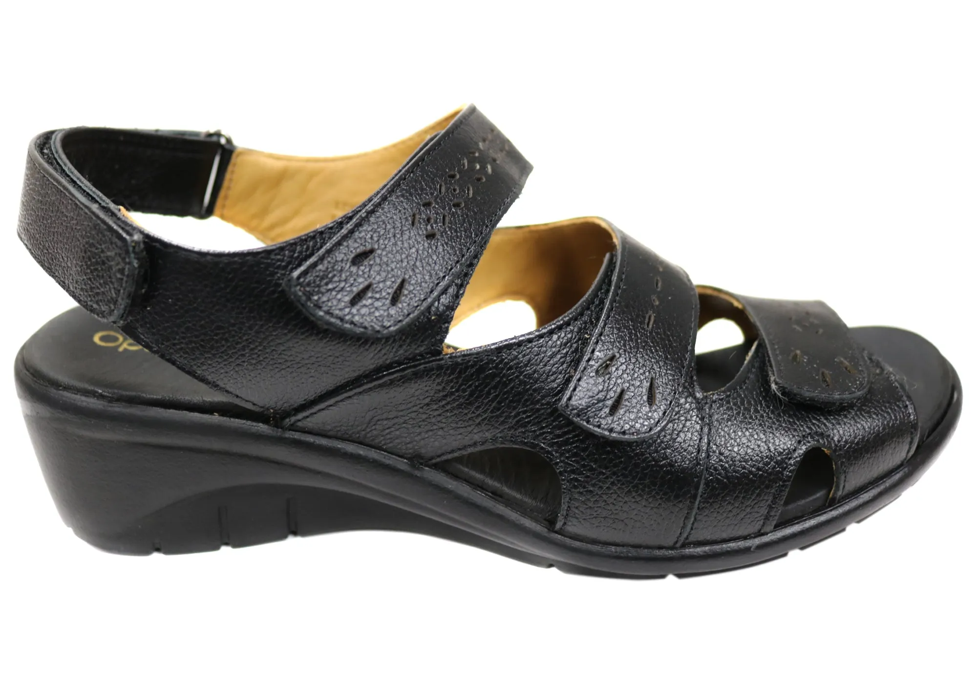 Opananken Katrina Womens Comfortable Brazilian Leather Sandals Versatile Walking Shoes