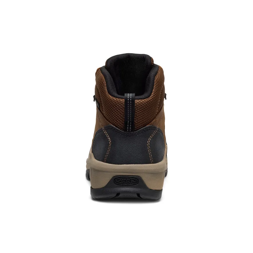 Men's Skokie Waterproof Work Boot (Carbon Toe)  |  Dark Earth/Black Quick Drying Urban Traveler Tread Pattern