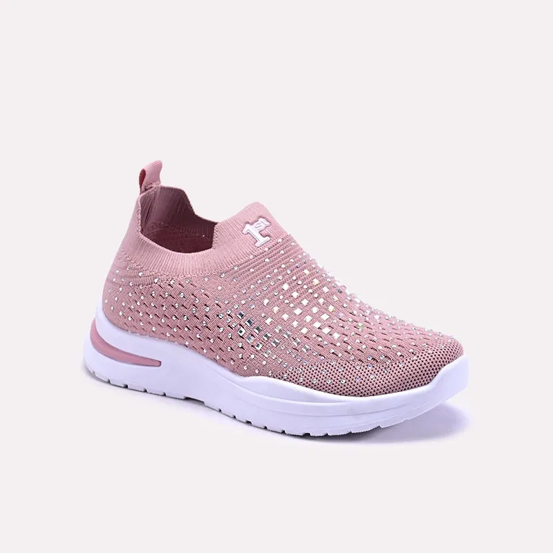 Tauria Pink Slip On Sneakers 0440746 Tennis Sneakers
