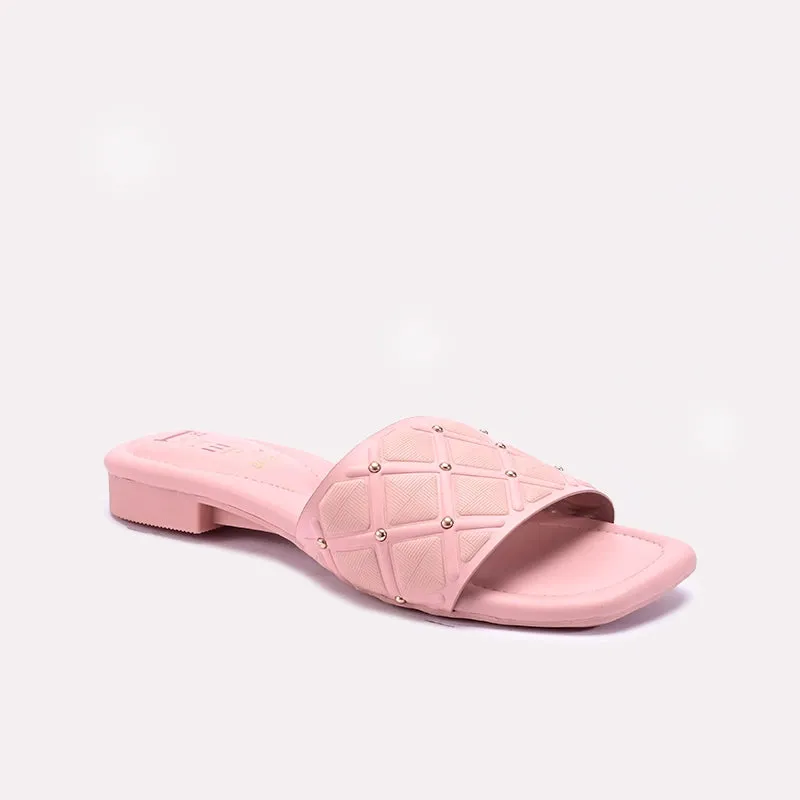 Peach Casual Slippers For Women 0413187 Luggage Fit