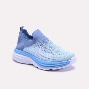 Vionette Blue Slip On Sneakers 0440760 Gel Infused Heel
