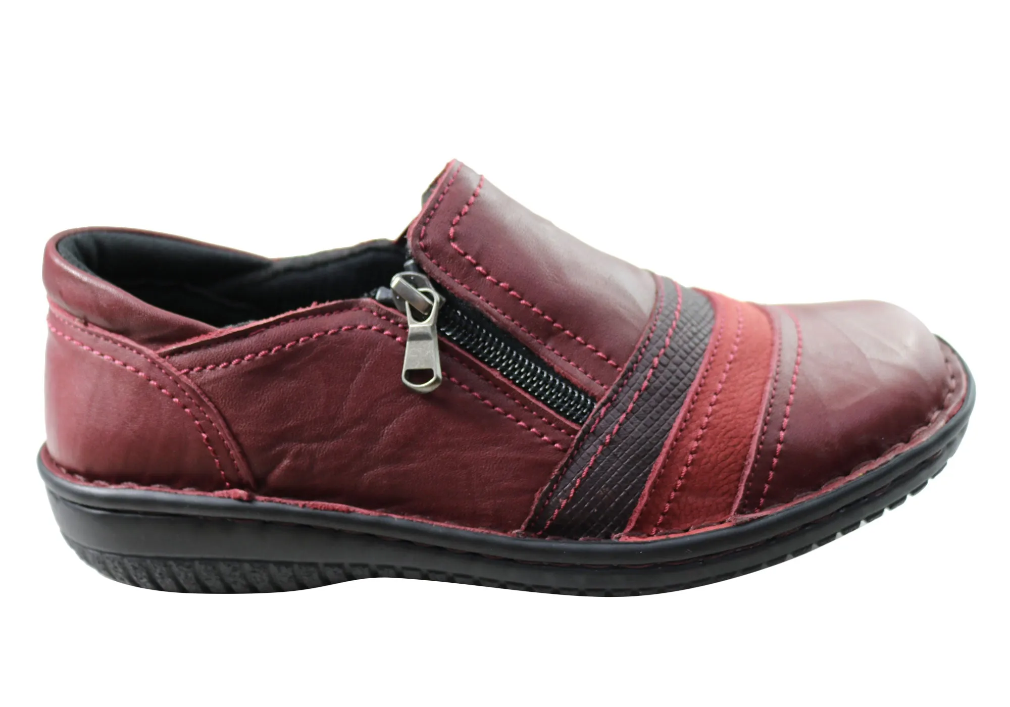 Hot Day Padded Comfort Cold Weather Cabello Comfort Womens 5849-27 Leather Shoes Made In Turkey