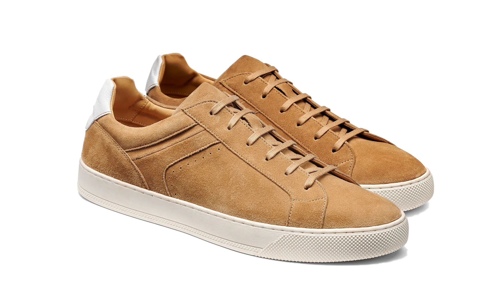 Recycled Mesh Upper Non Slip Heel Skylar - Copper Suede White Tab