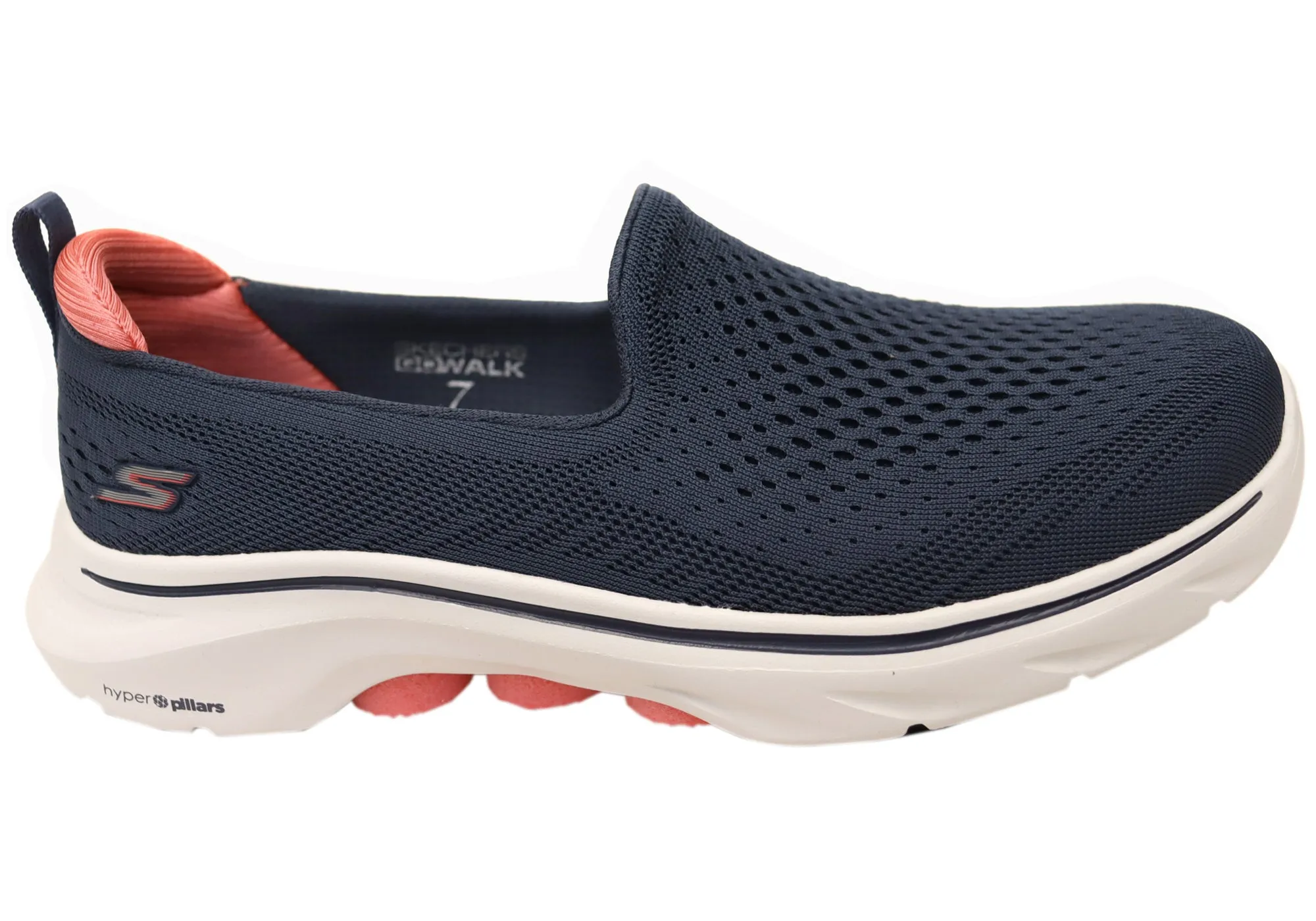 Game Edge Skechers Womens GOwalk 7 Vina Comfortable Slip On Shoes