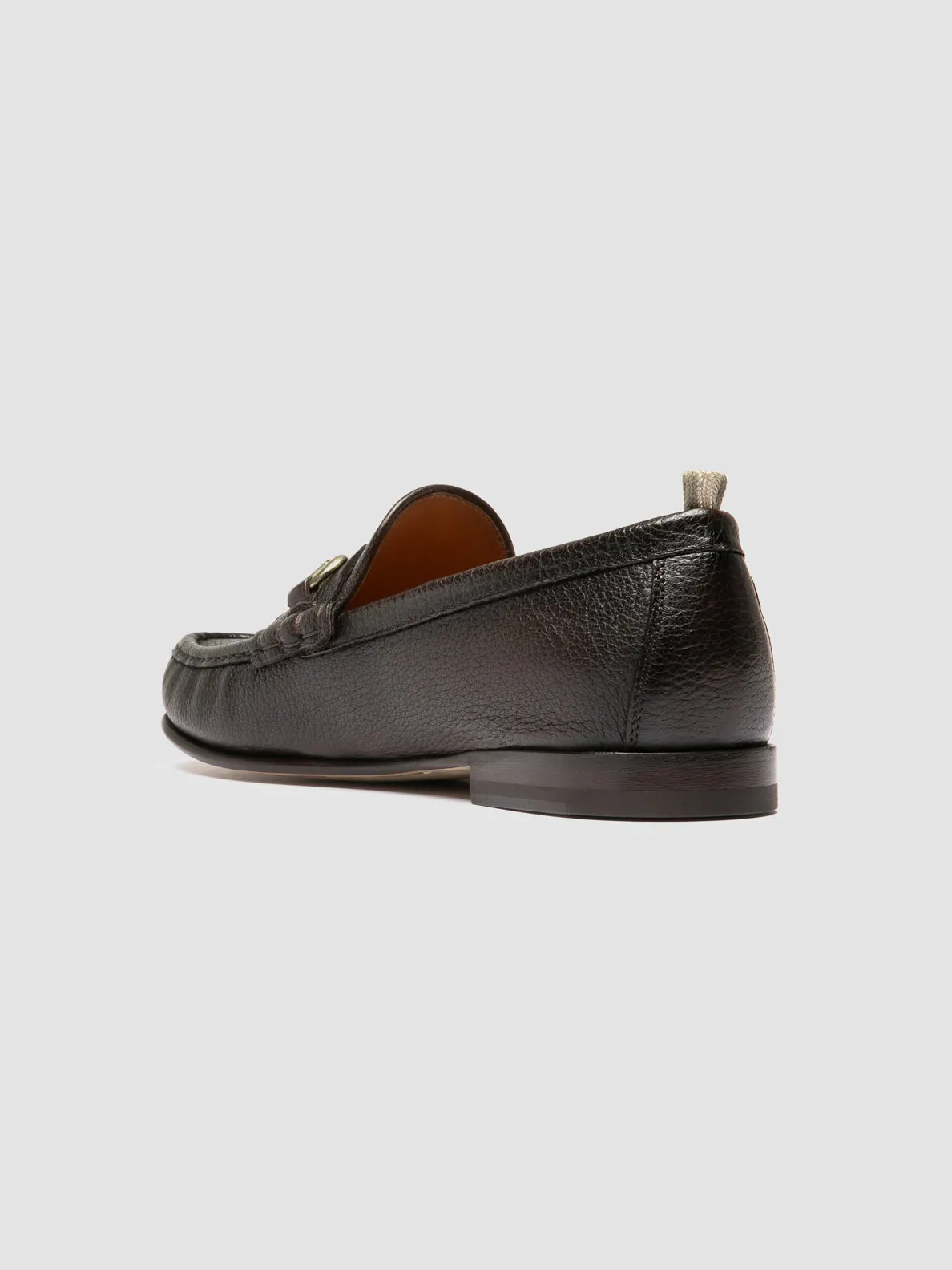 BALFRON 003 - Brown Leather Penny Loafer Festival Step