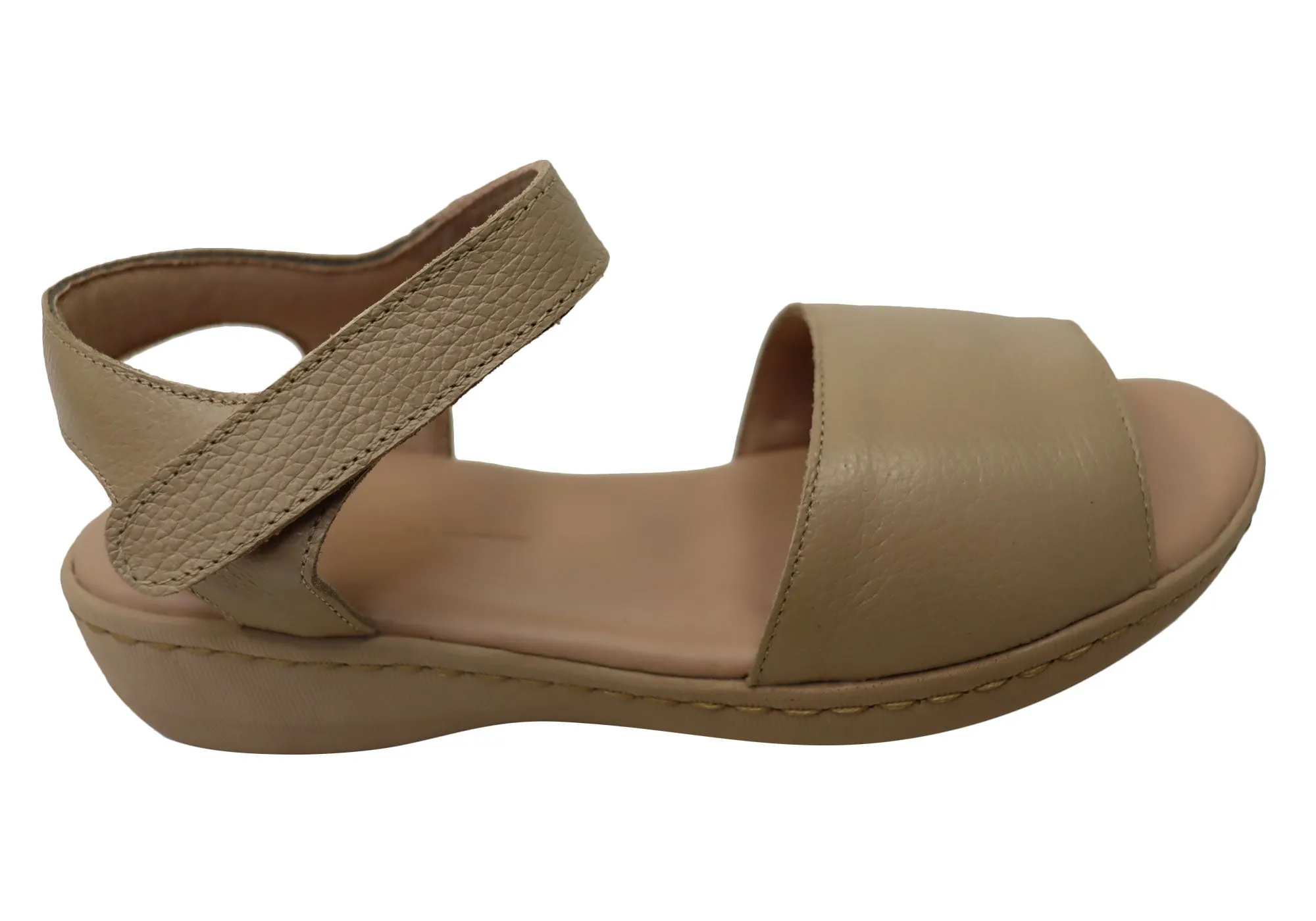 Beach Mode Summer Ready Via Paula Greta Womens Brazilian Comfortable Leather Sandals