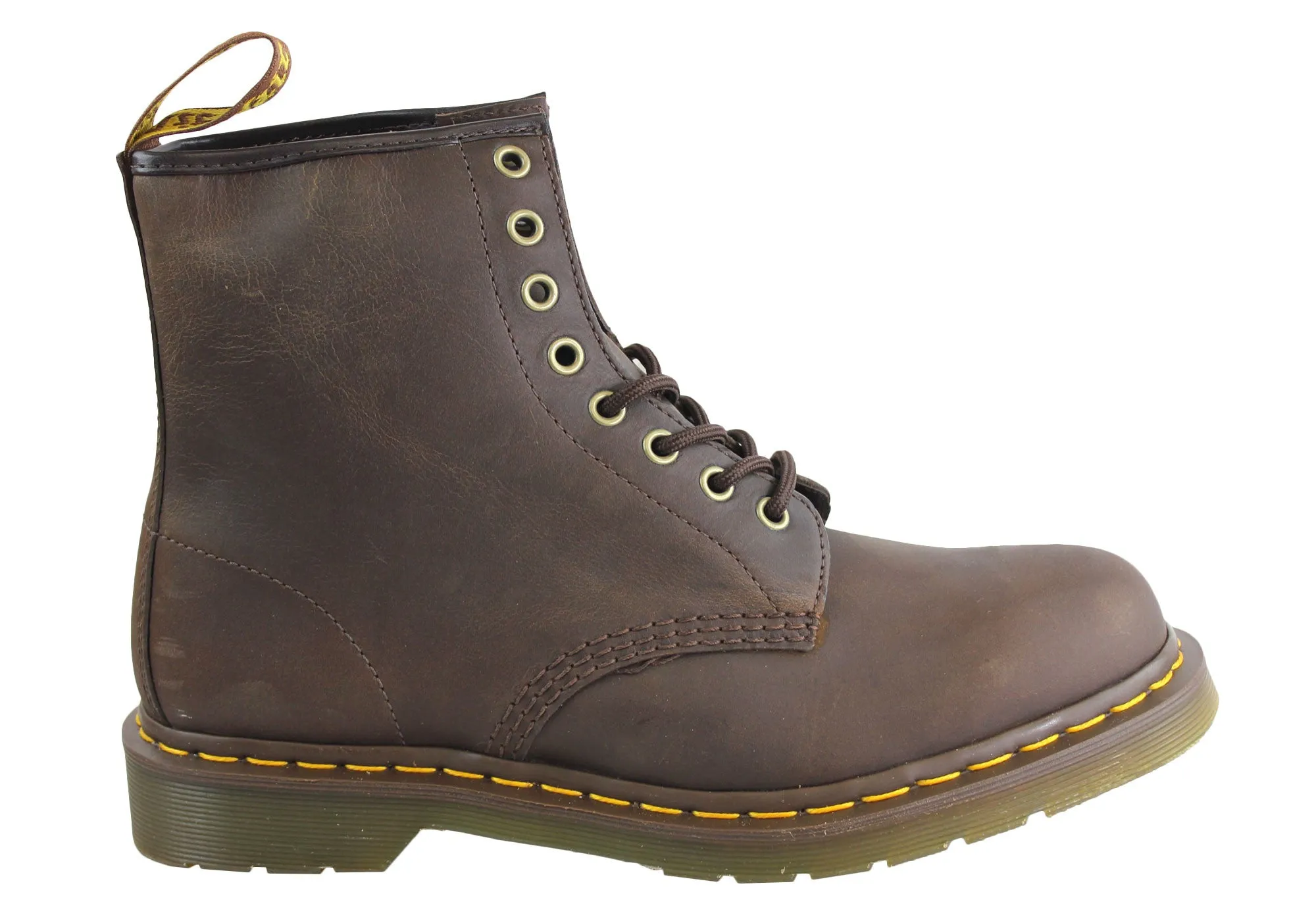 Flexible Frame Urban Traveler Dr Martens 1460 8 Up Gaucho Crazy Horse Unisex Boots