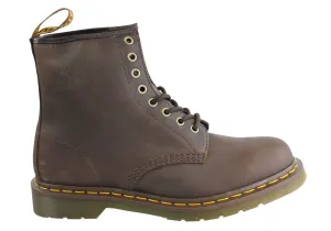 Dr Martens 1460 8 Up Gaucho Crazy Horse Unisex Boots Tough Terrain Soft Sole