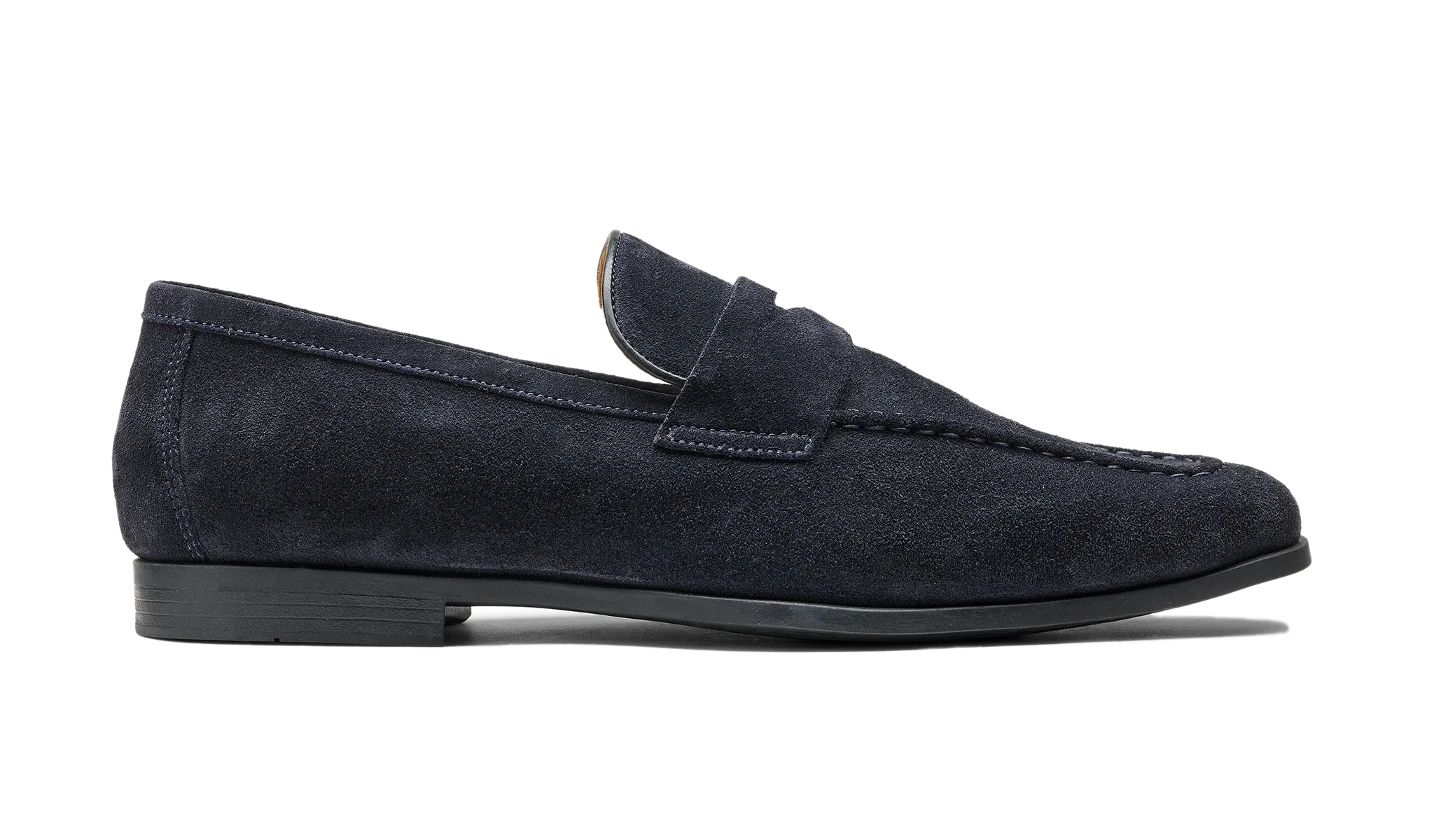 Mesh Detail Capri - Navy Suede