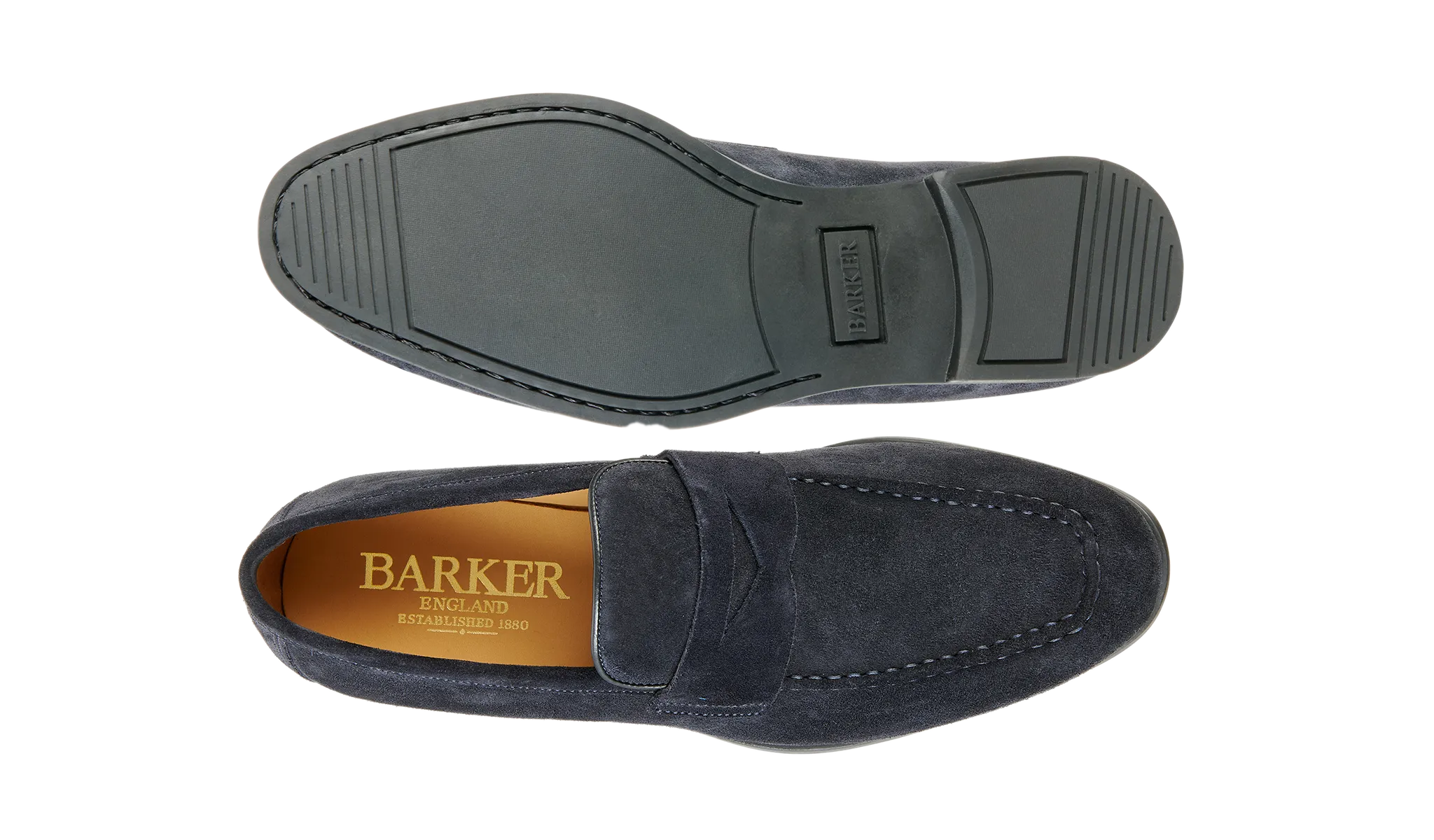 Breathable Lining Capri - Navy Suede