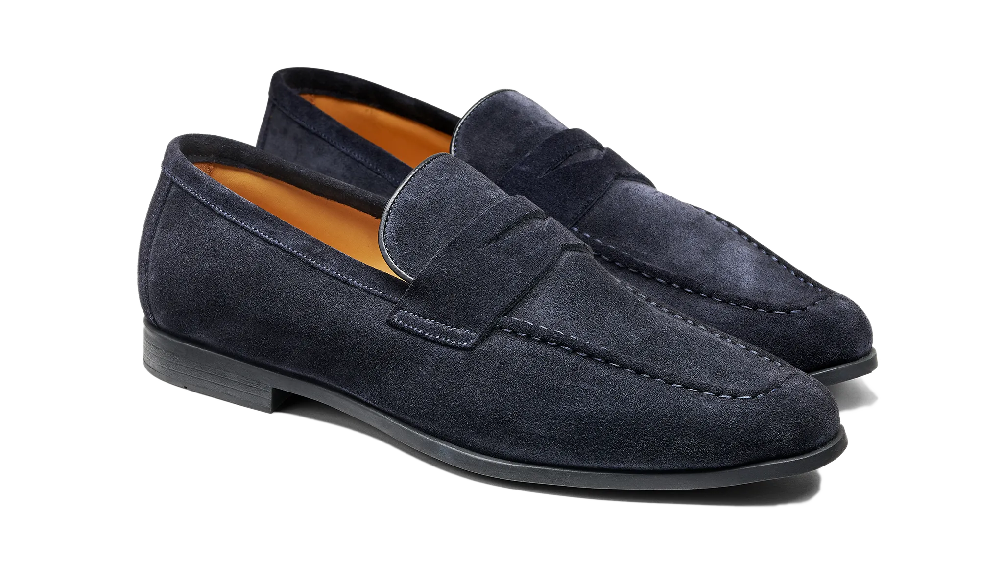 Capri - Navy Suede Friend Meet Camp Step