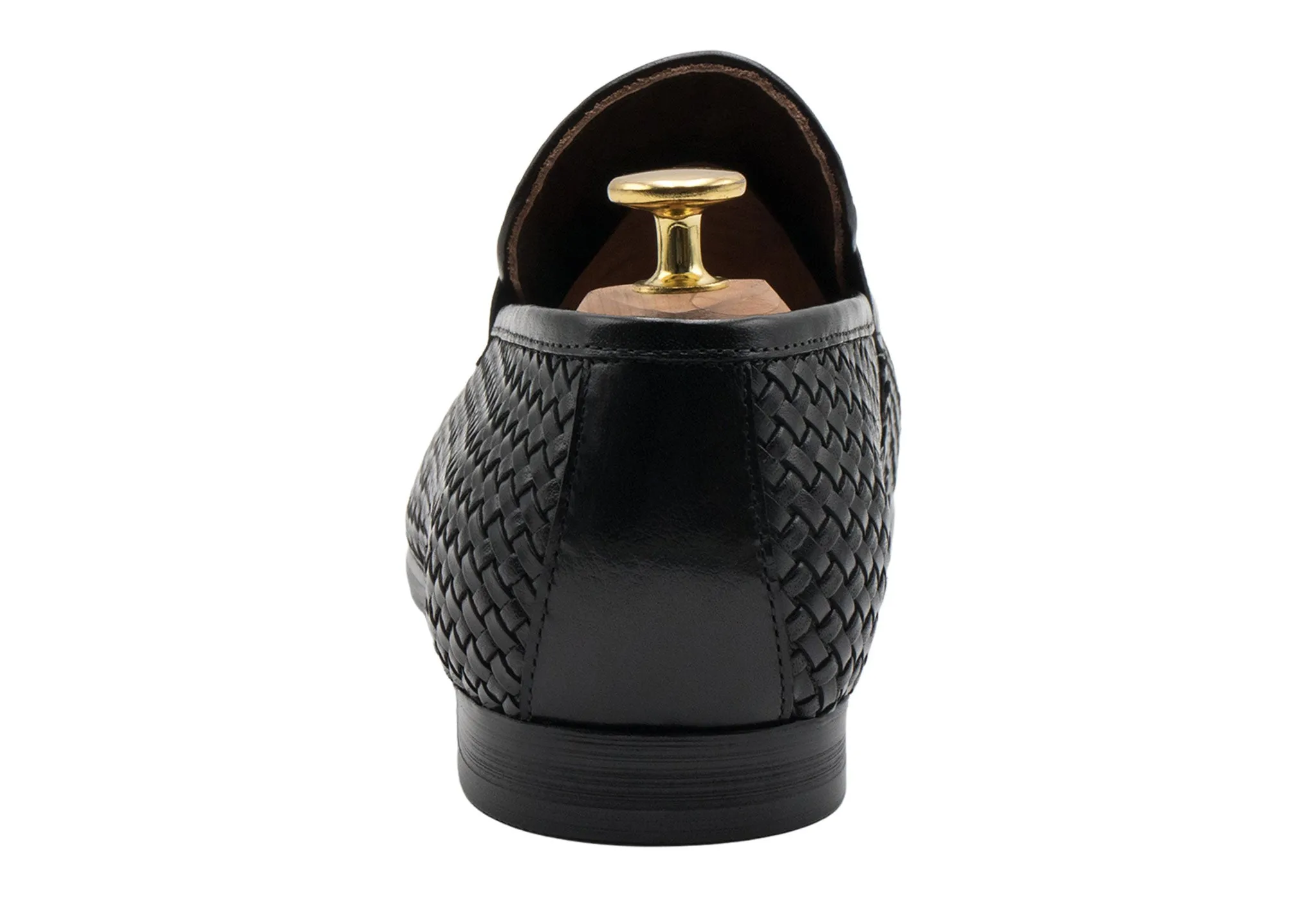 Breathable mesh Padded collar Viejo Black Penny Loafer