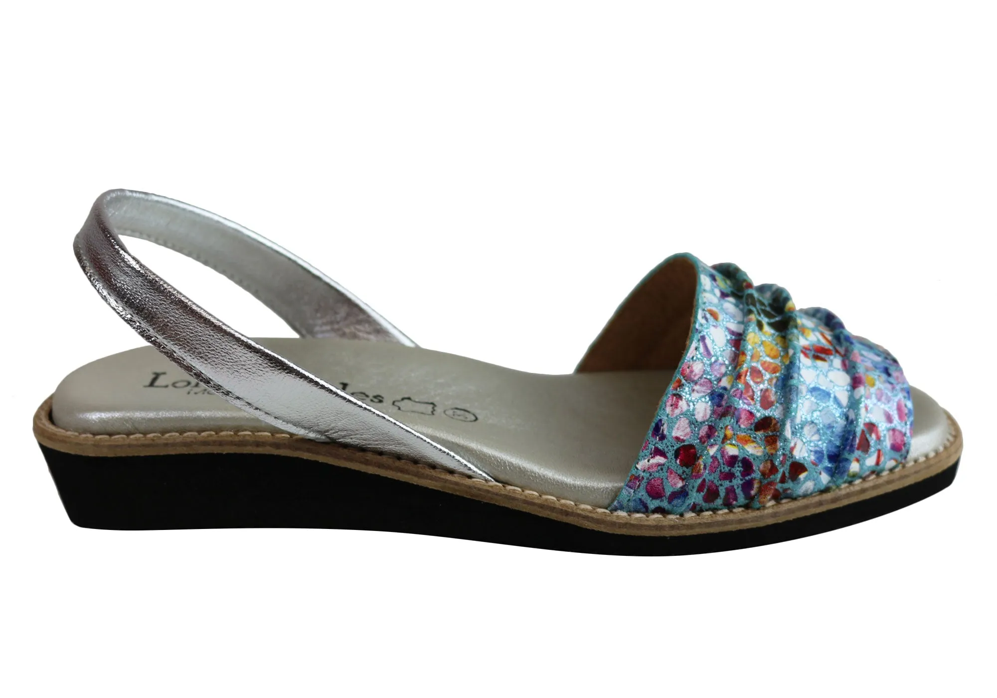 Sleek Casual Flats Sunset Stroll Lola Canales Melody Womens Comfortable Leather Sandals Made In Spain