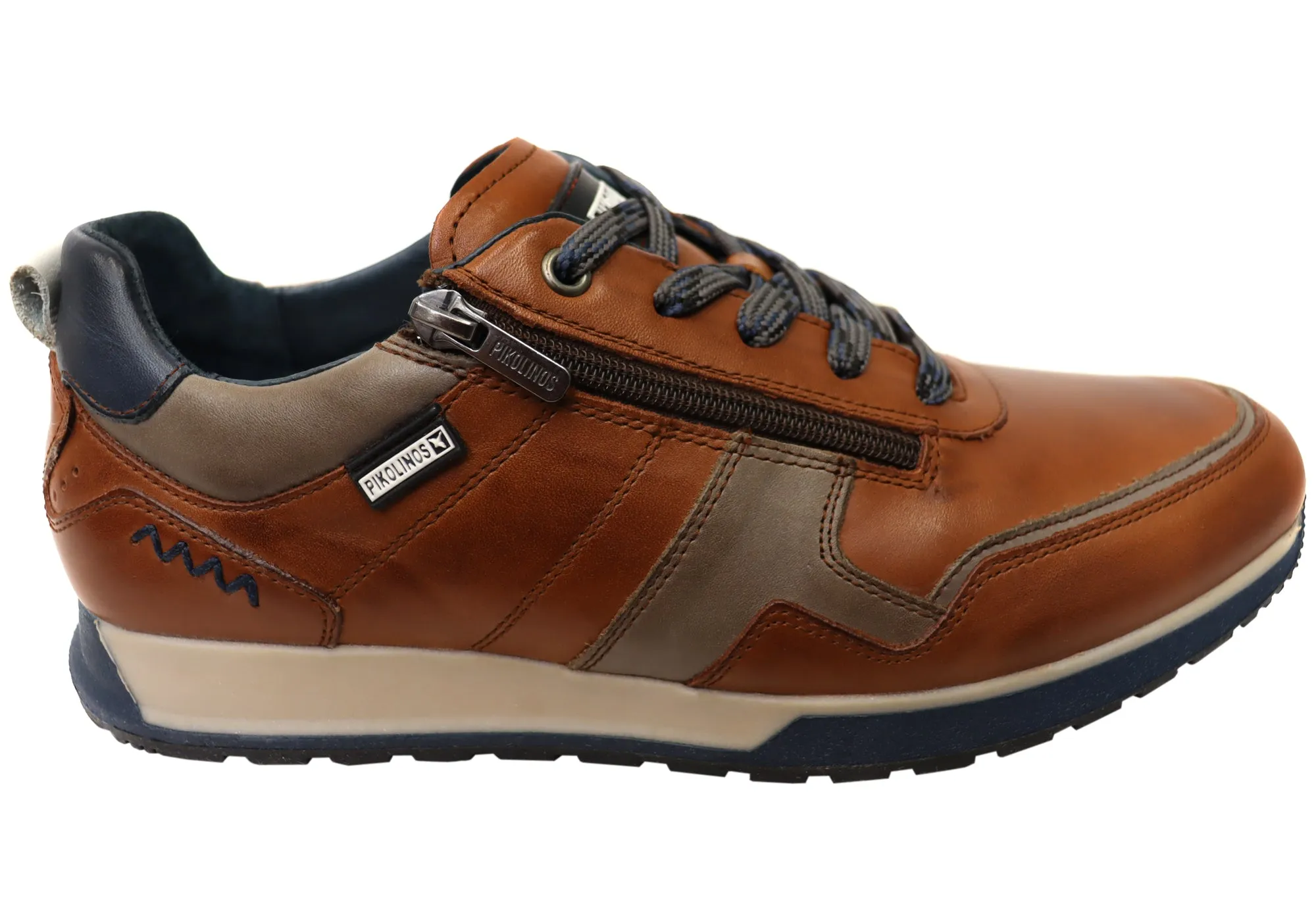Night Out Pikolinos Mens Cambil M5N-6010C3 Comfort Leather Lace Up Casual Shoes