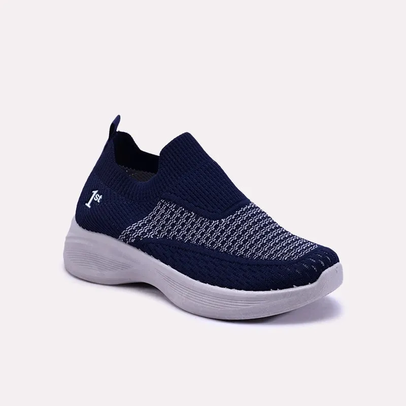 Comfort Focus Tamsina Blue Slip On Sneakers 0440754