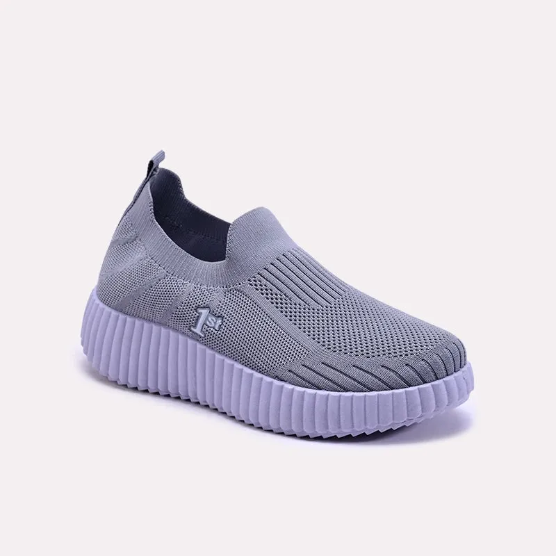 Maelis Gray Slip On Sneakers 0440752 Casual Comfort All-Weather Performance